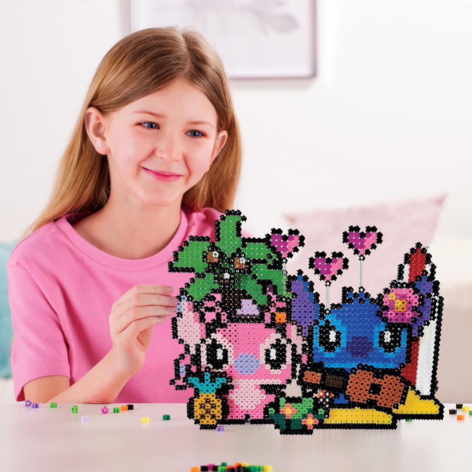 Simbrix Connect & Wow 08325 Lilo & Stitch Feature Pack - 2250+ Piece Building Set for Kids 5+ 7