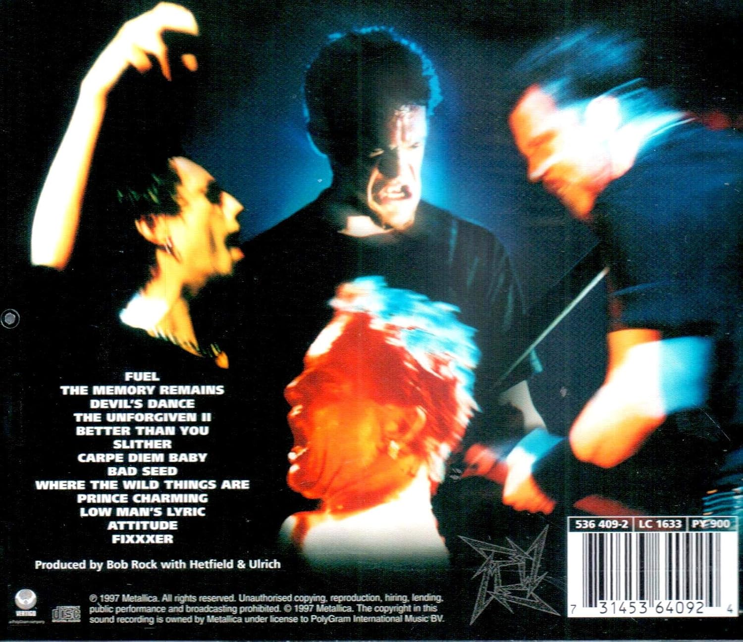 Metallica - Reload Audio CD 3