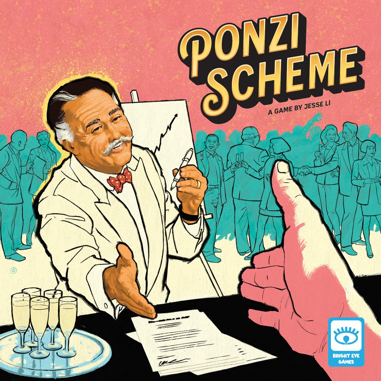 Bright Eye Games Ponzi Scheme Brettspiel BEG-POZ001 1