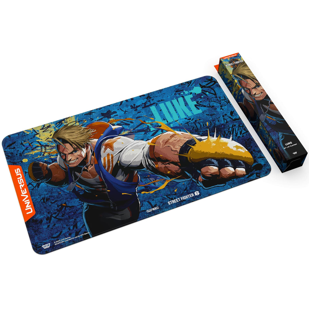 UniVersus Street Fighter 6 Challenger Series Playmat - Luke - 24 x 14 Inches