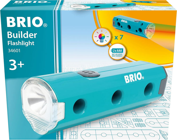 BRIO Builder Flashlight Torch - LED Light STEM Toy for Kids Ages 3+