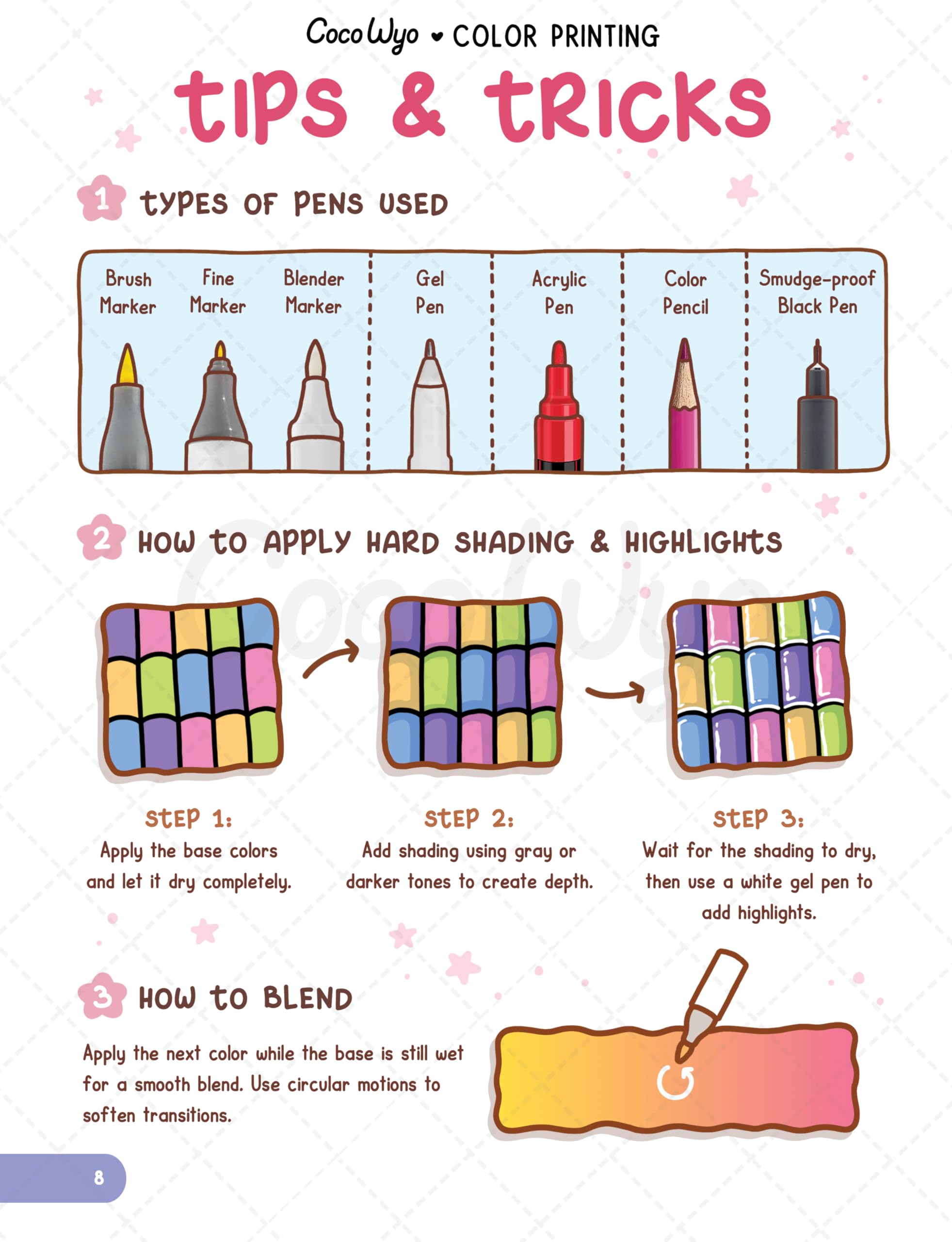 Coco Wyo How to Draw Patterns - Step-by-Step Guide for Unique Creations | Paperback 5