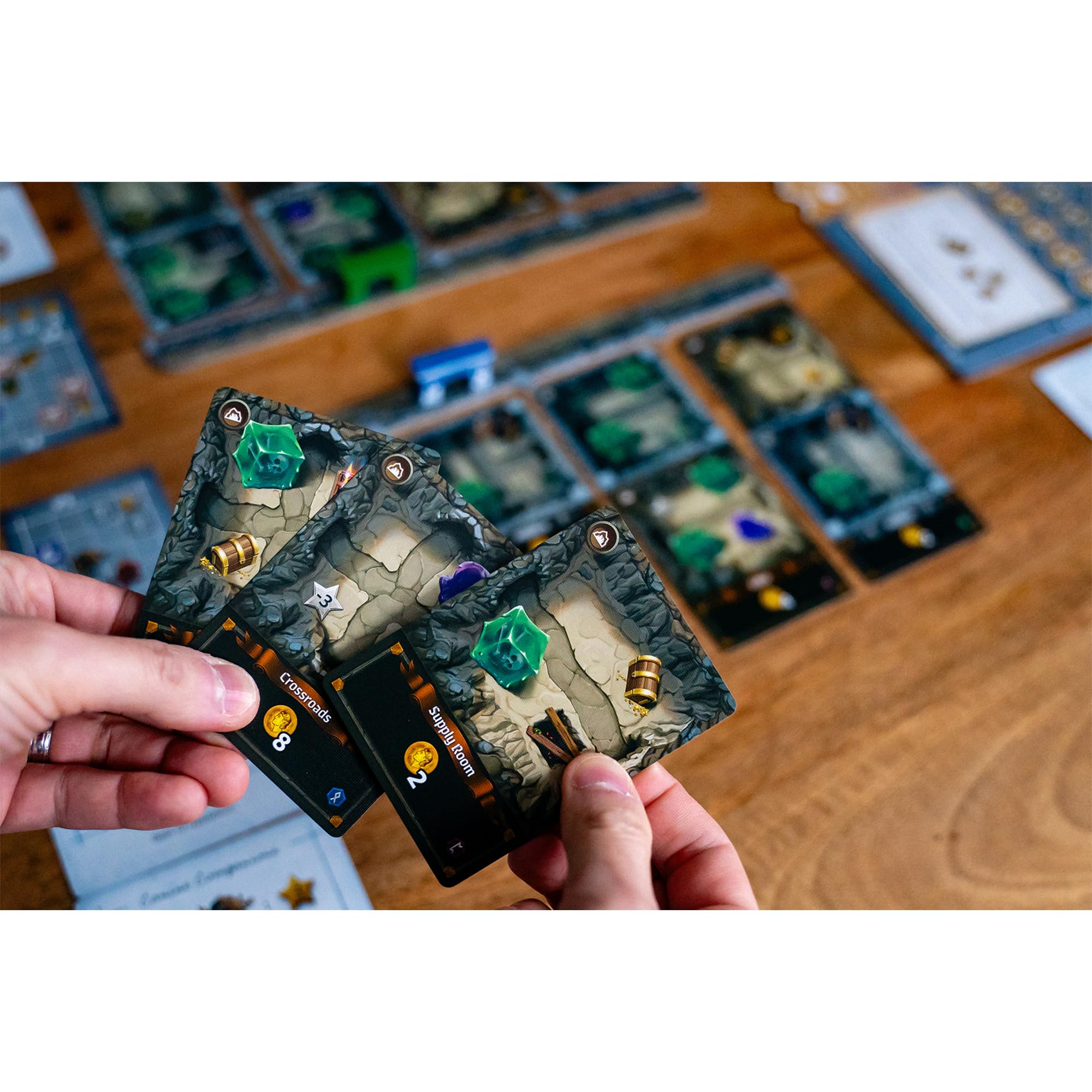 Thunderworks Games Stonespine Architects Karten-Drafting-Brettspiel 6