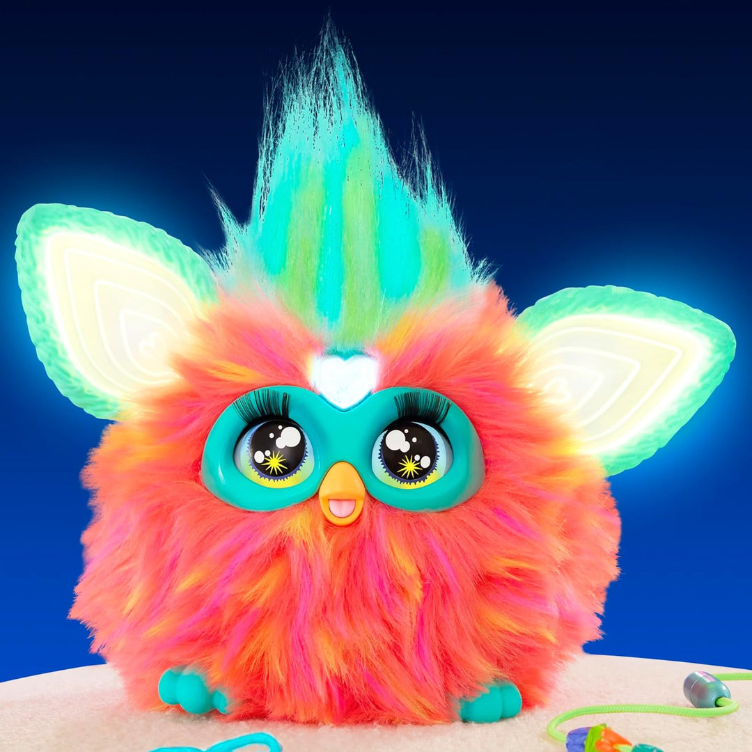 Furby Coral - Interactive Talking & Dancing Toy for Kids 6+