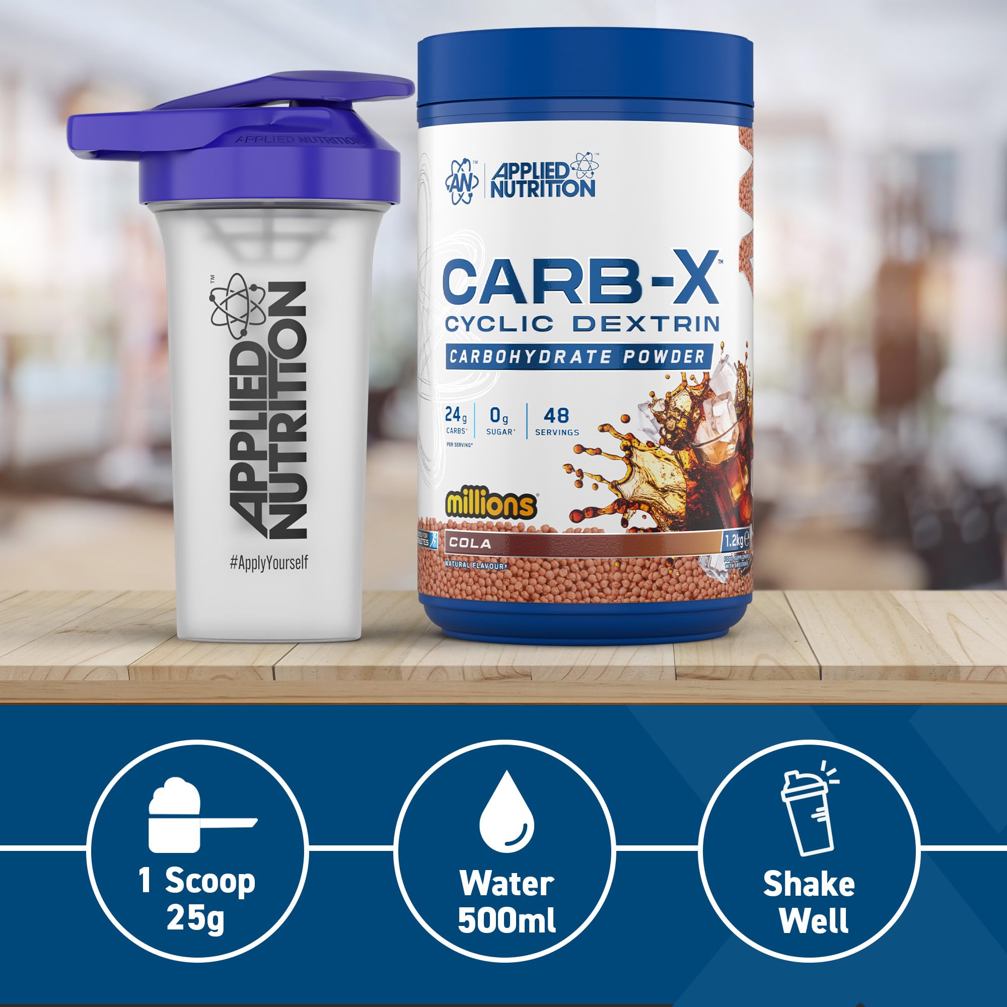 Applied Nutrition Carb-X Carbohydrate Powder - Energy Management | 1200g | Vegan 4