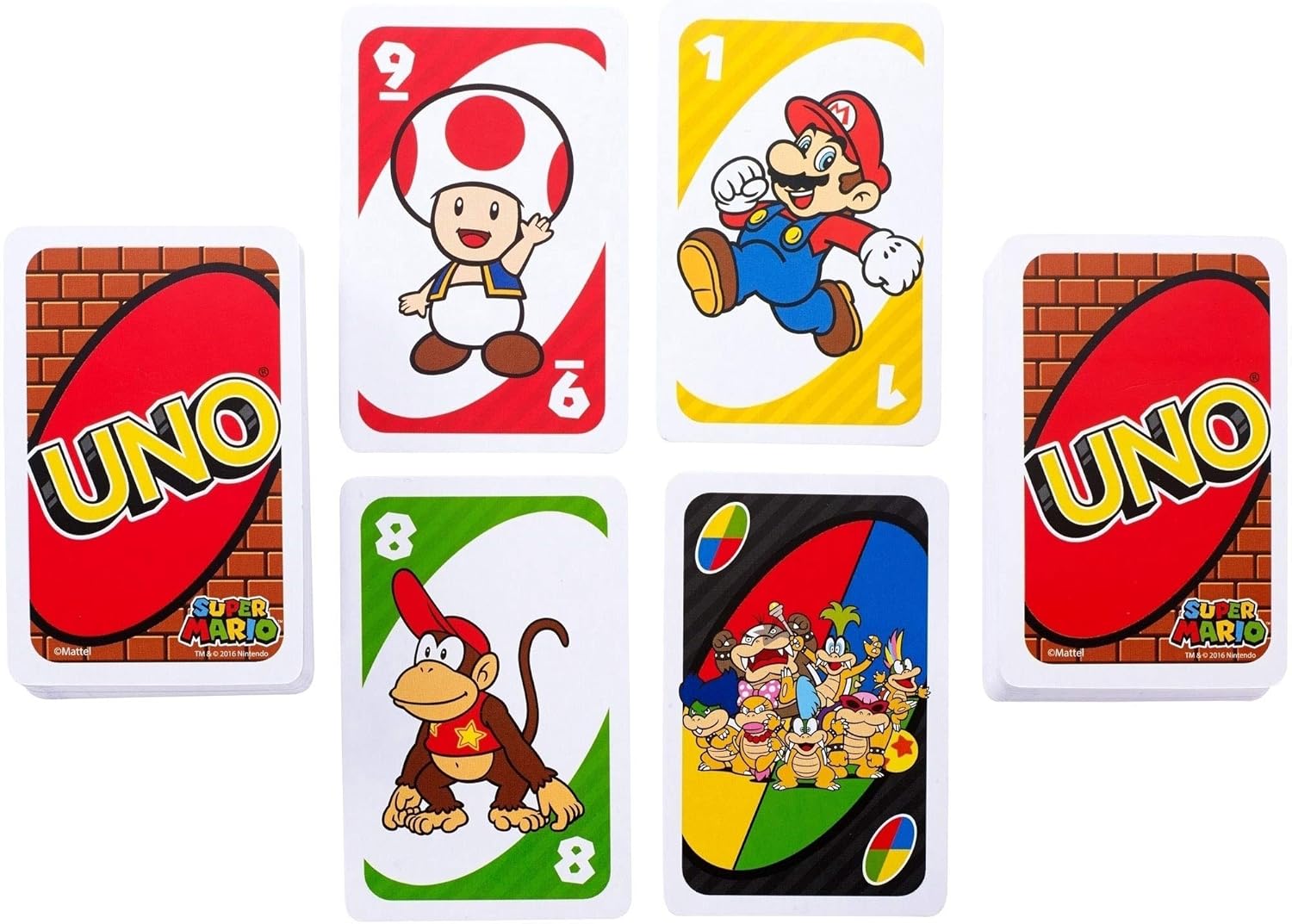 Mattel Games UNO Super Mario Kartenspiel 7