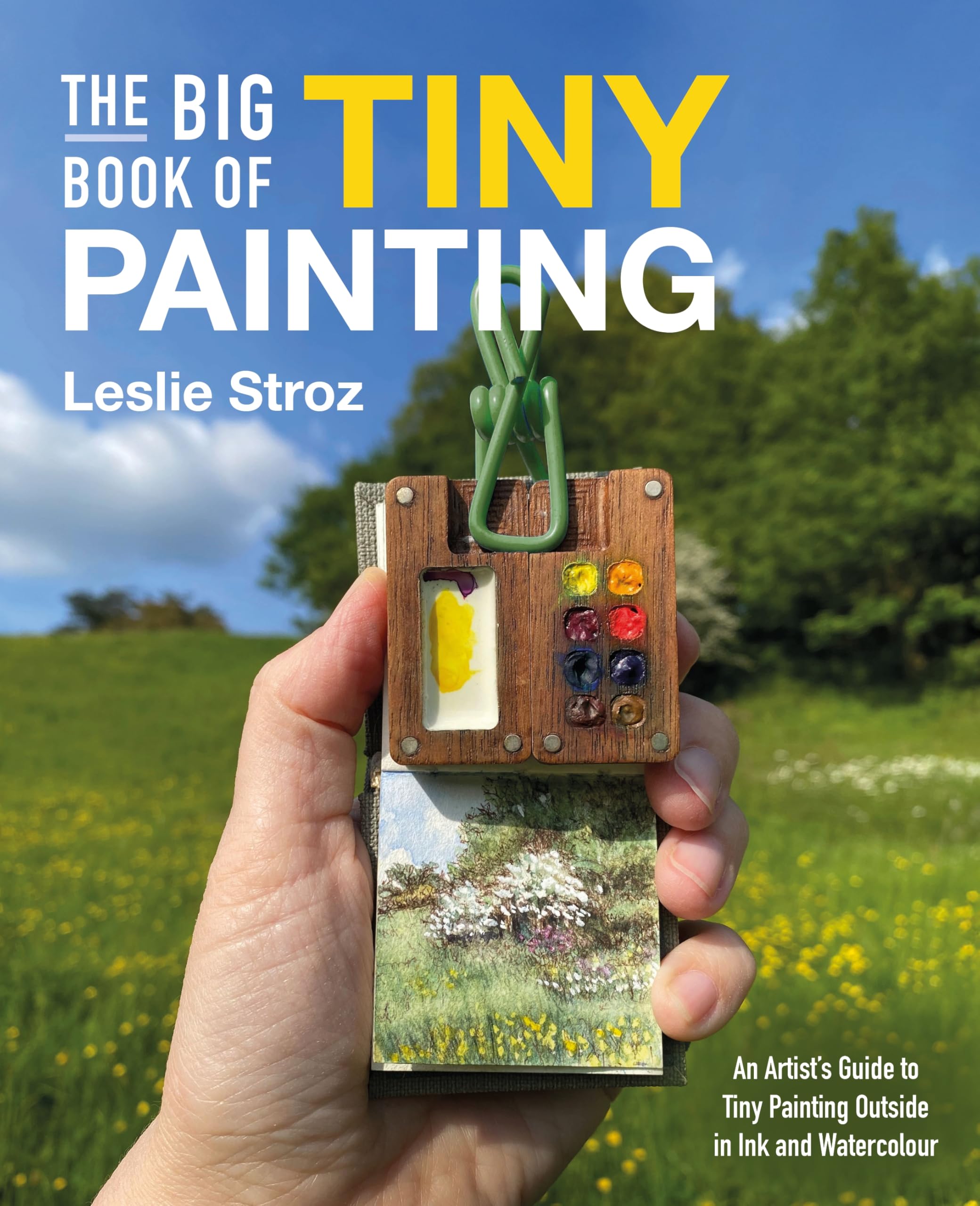 David & Charles The Big Book of Tiny Painting - Guide to Outdoor Ink & Watercolour | Paperback 1