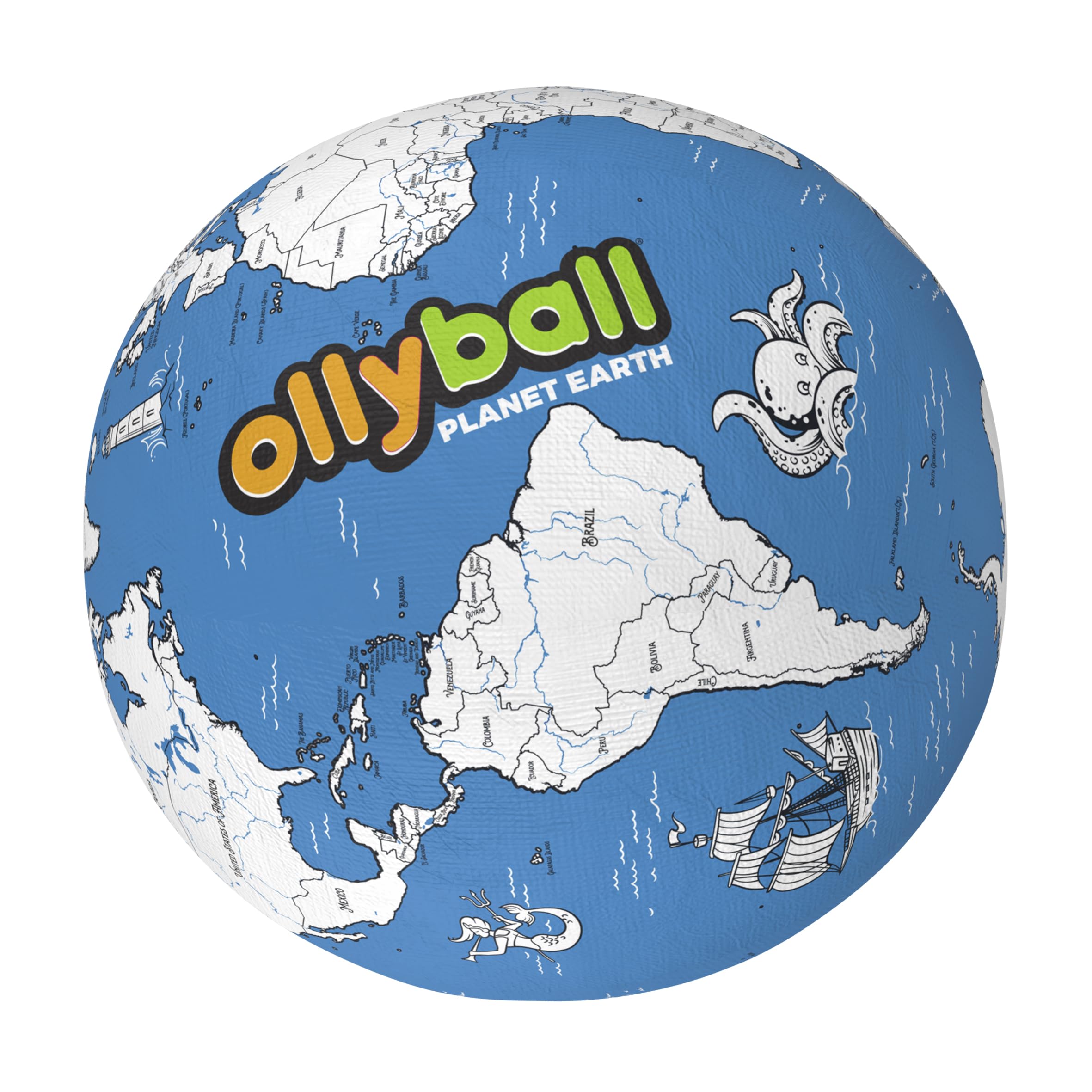 Ollyball Planet Earth The Ultimate Giant Indoor Play Ball Jumbo 22 Inch 1