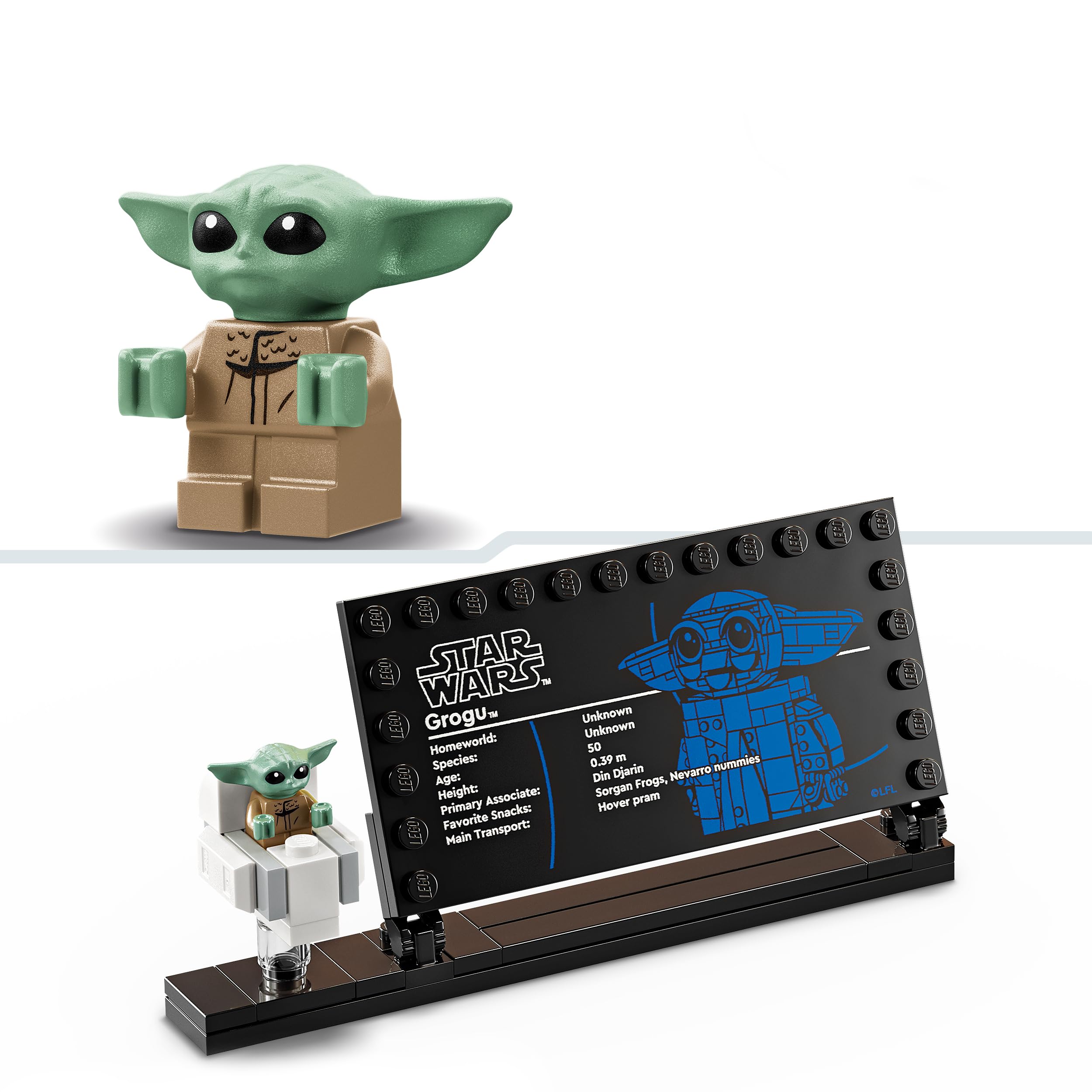 LEGO Star Wars 75403 Grogu with Hover Pram Building Set | 1048 Pieces | Age 10+ 8