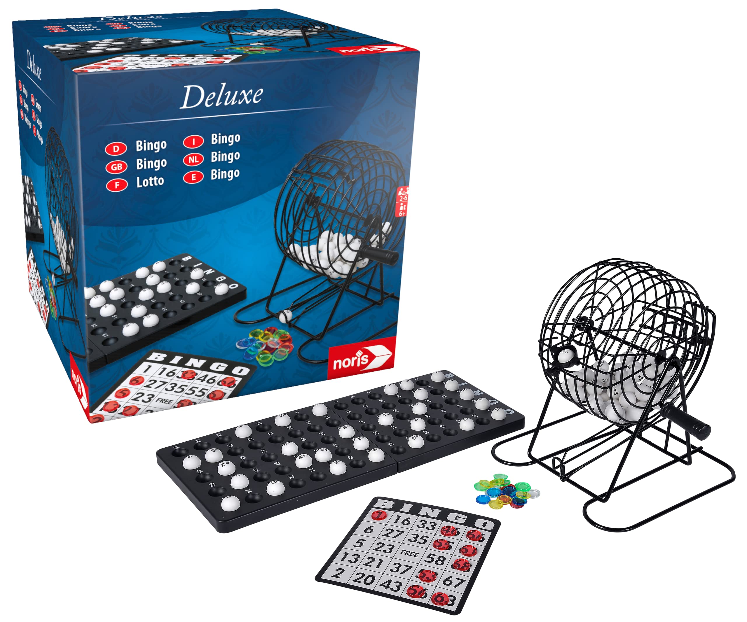 Noris-Spiele GmbH NOR08011 Deluxe Bingo Board Game