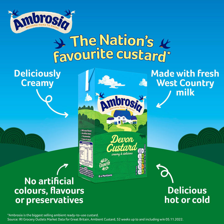 Ambrosia - Devon Custard Traditional 1 kg (Pack of 1)