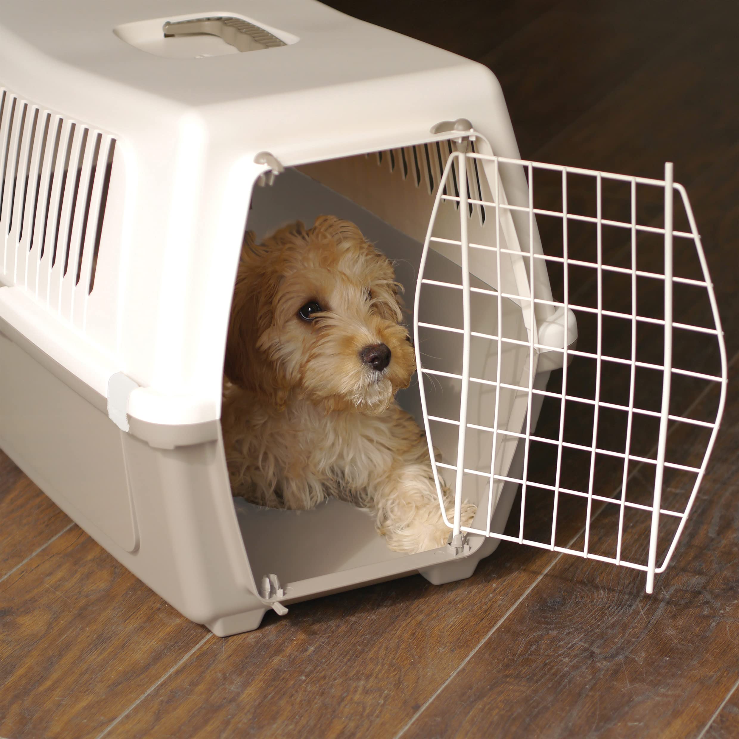 Rosewood Vision Classic 60 Hard-Sided Pet Carrier | Medium | Mocha | Durable Plastic 6