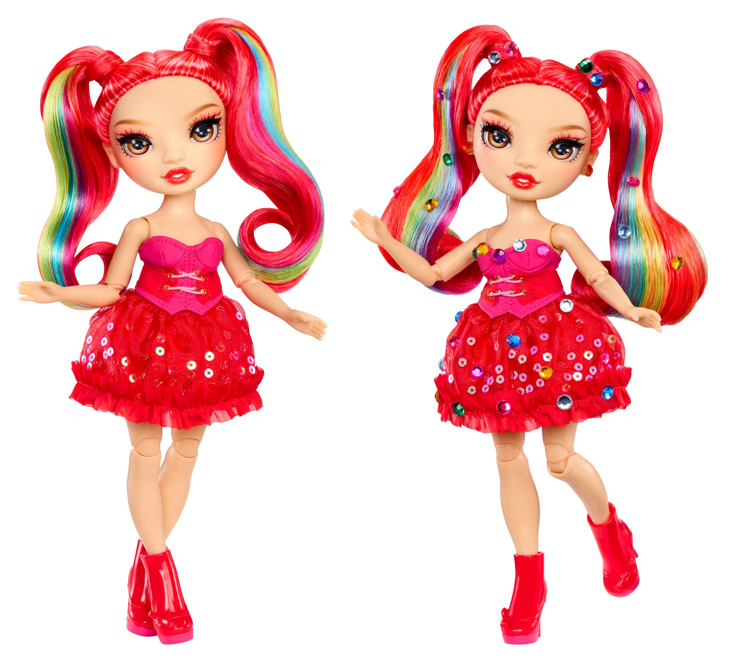 Rainbow High Be Dazzling - Vivienne Rouge 28cm Fashion Doll | Fully Articulated | Customizable with Gems 3