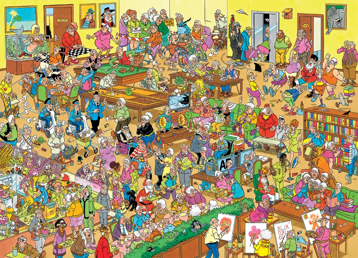 Jan van Haasteren The Retirement Home - 1500 Piece Jigsaw Puzzle for Adults