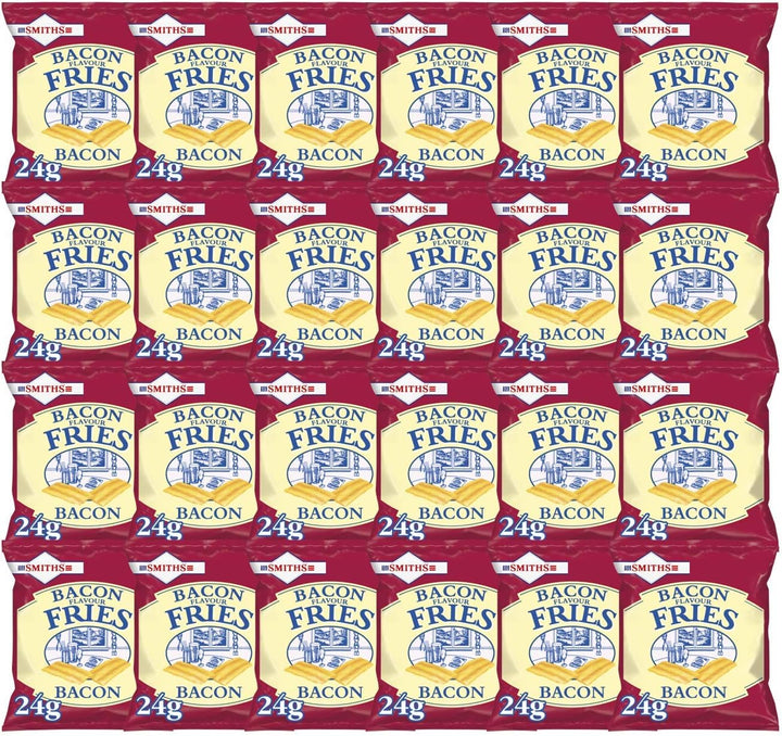 Smiths Savoury Snacks Bacon Fries Pub Favourites, 24g (Pack of 24)