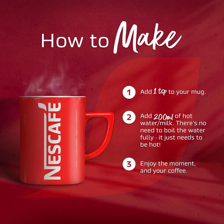NESCAFÉ Original Instant Coffee 200g - Rich Aroma, Full and Bold Flavour