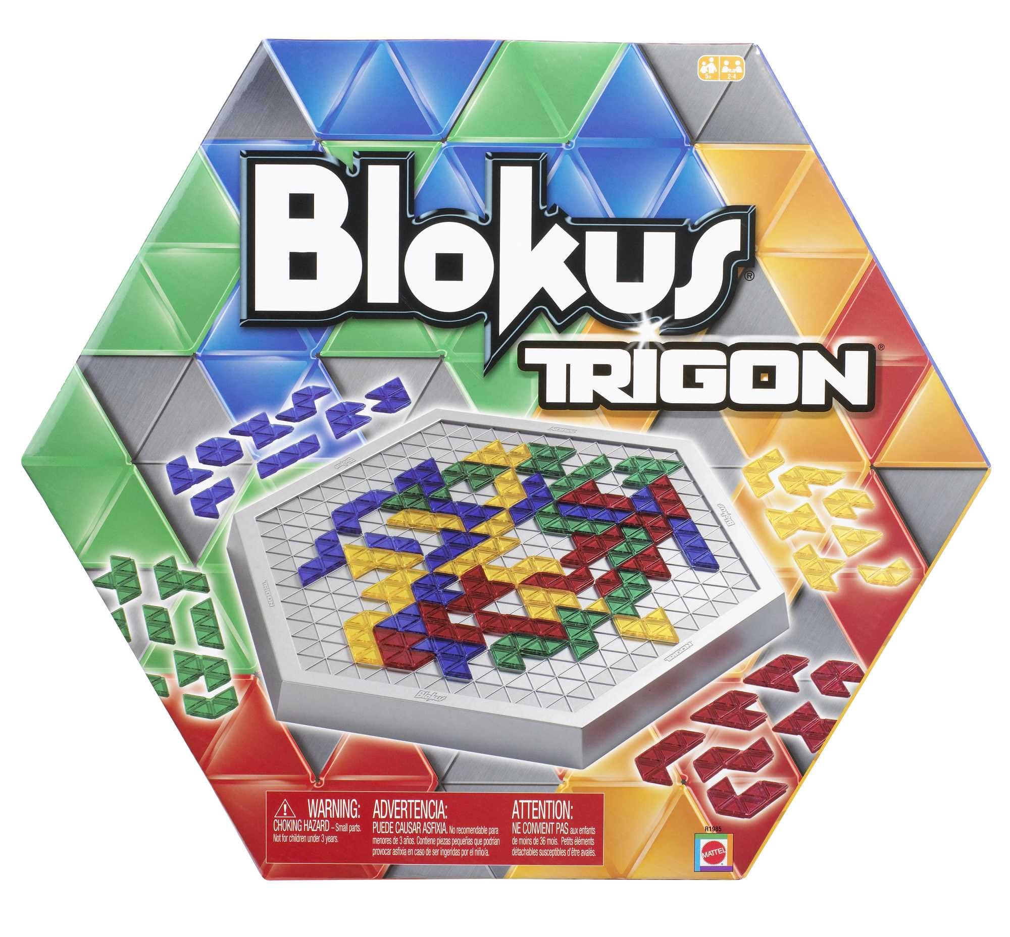 Mattel Games Blokus Trigon Board Game 4