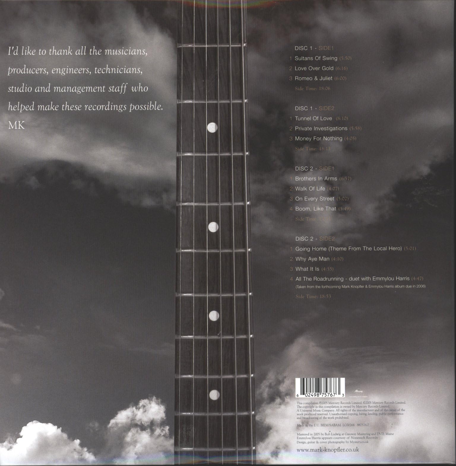 Dire Straits & Mark Knopfler - The Best Of Dire Straits & Mark Knopfler [VINYL] 3