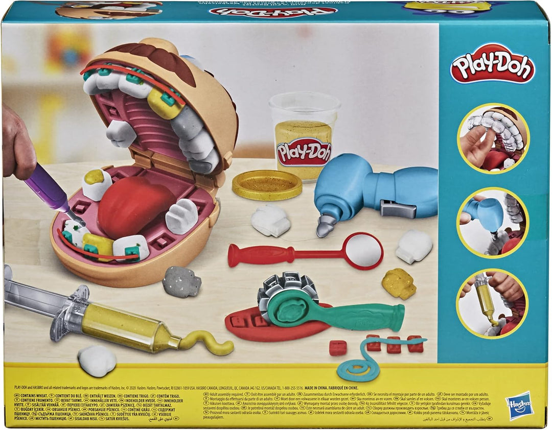 Play-Doh Drill 'n Fill Dentist - Pretend Play Dental Set for Kids 3+