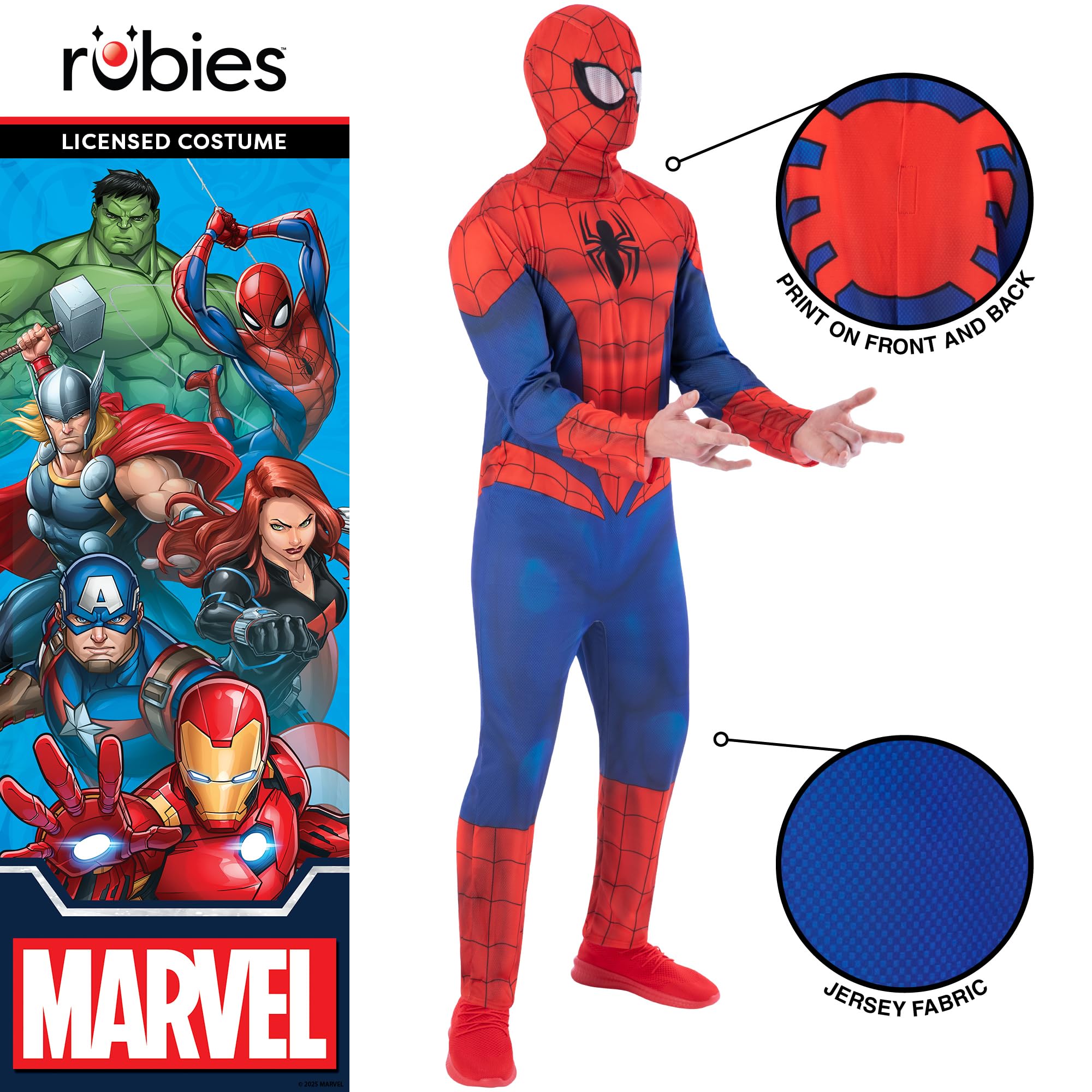 Rubies Spider-Man Classic Adult Costume - Size Large 5