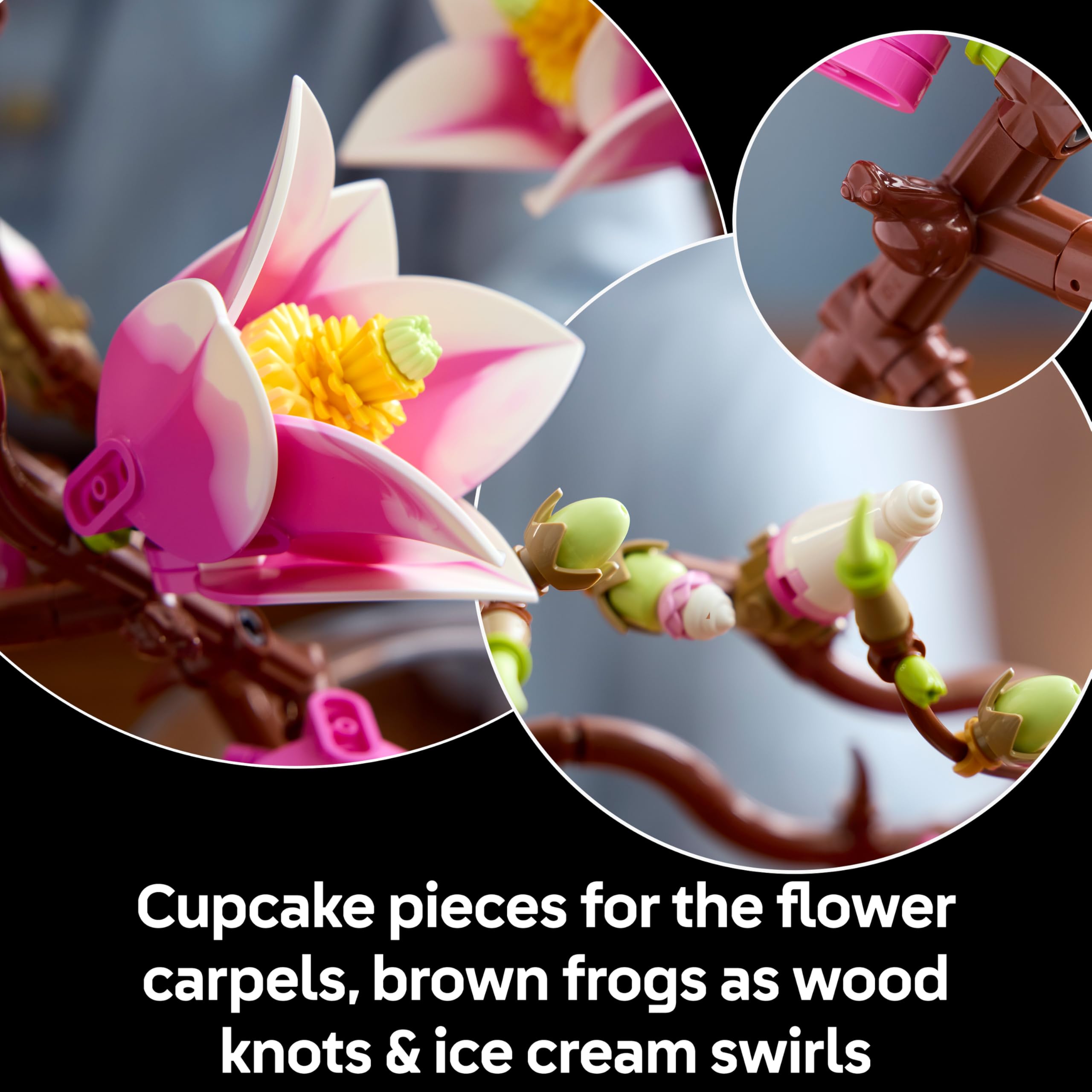 LEGO Botanicals Magnolia Branches Building Set for Adults | 5 Branches | Model 11510 6