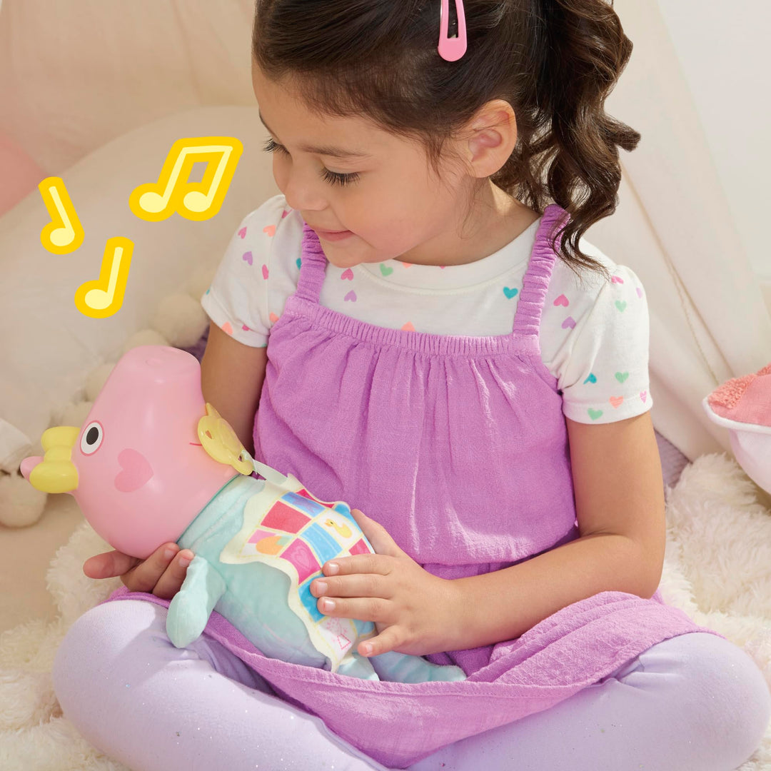 Peppa Pig Oinks and Snuggles Evie Interactive Baby Doll - 20+ Sound Effects, Ages 3+