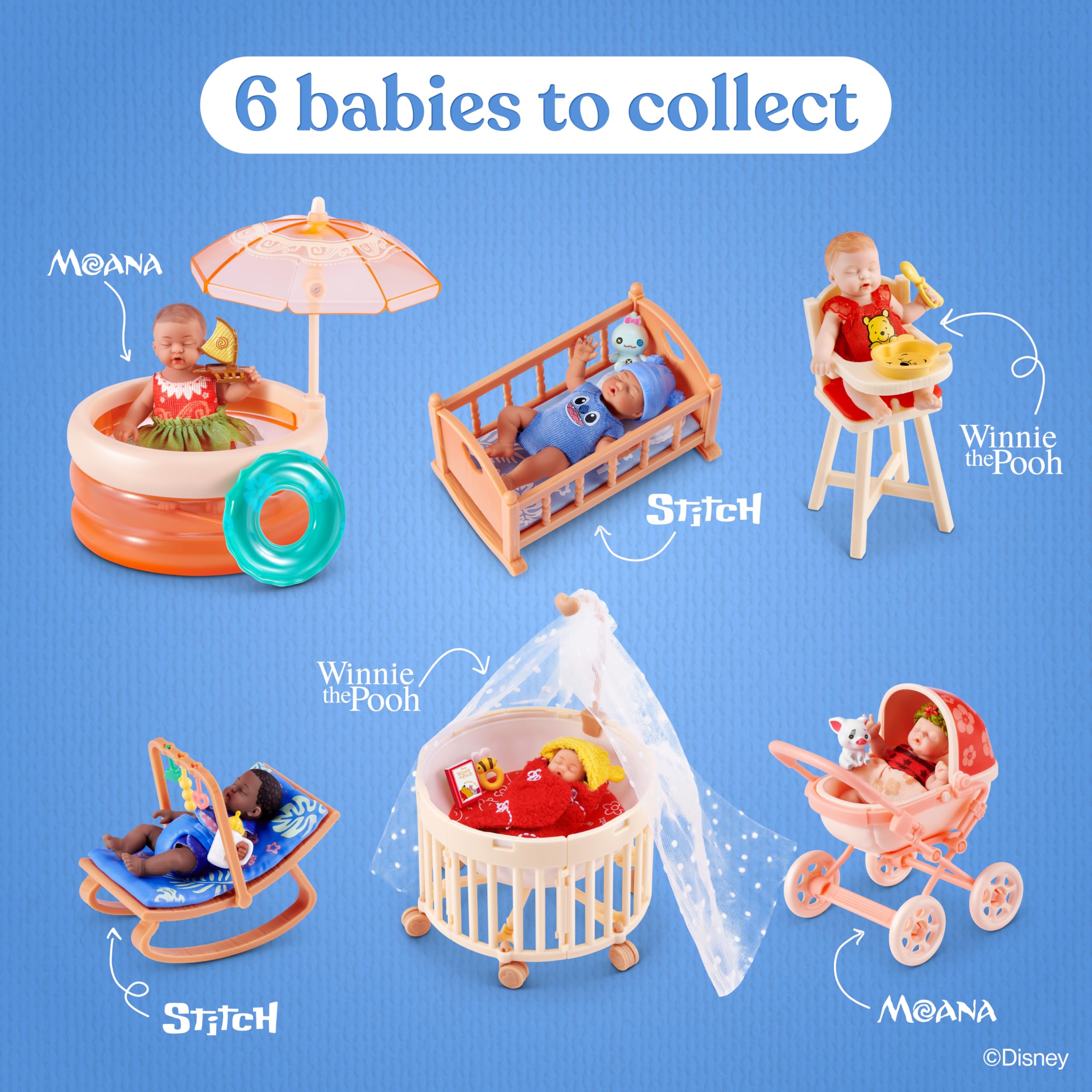 ZURU MY MINI Baby Doll Mystery Capsule 2 Pack | Collectible Disney Figures | Ages 3+ 2