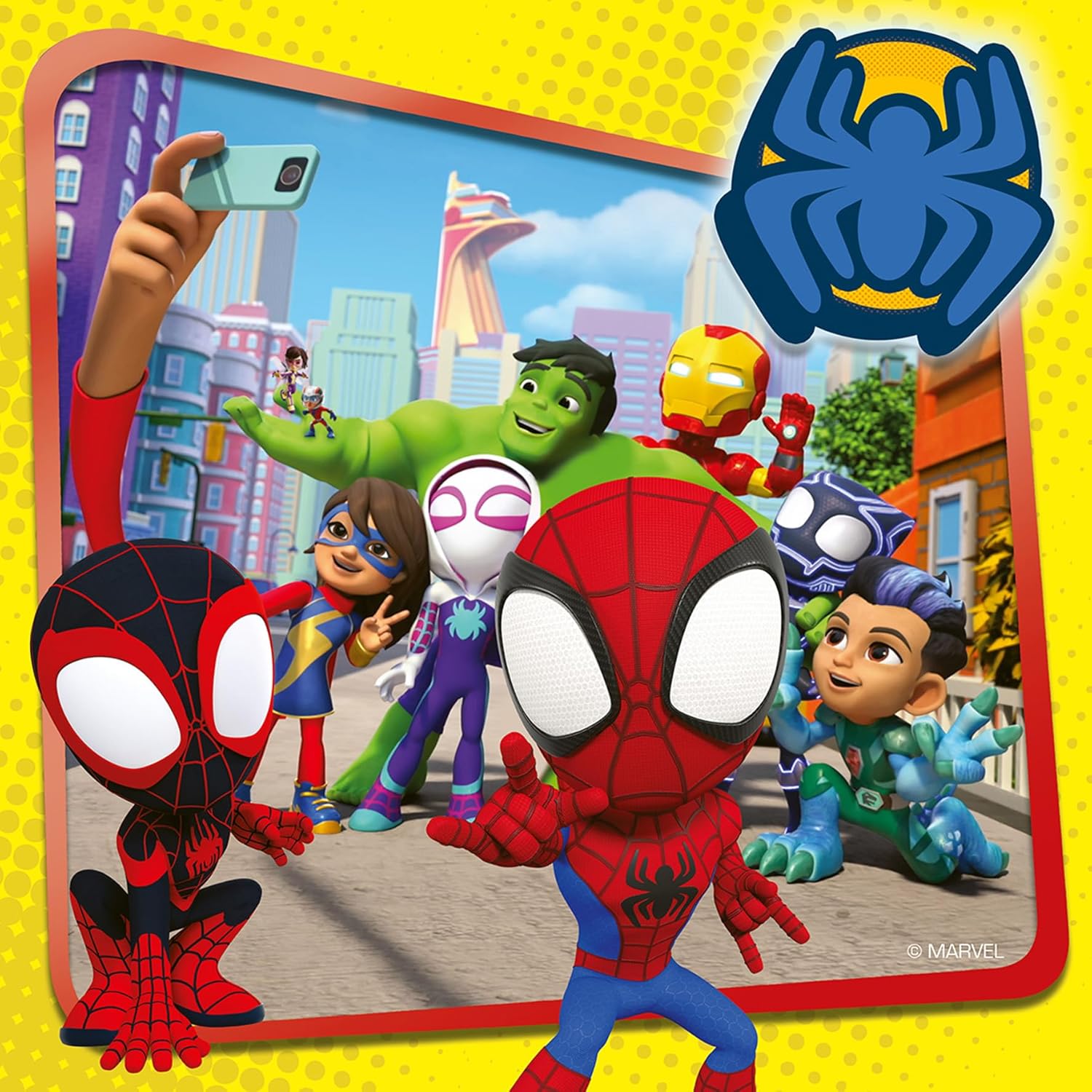 Ravensburger Marvel Spiderman Spidey & His Amazing Friends 3x 49-Piece Jigsaw Puzzle 7