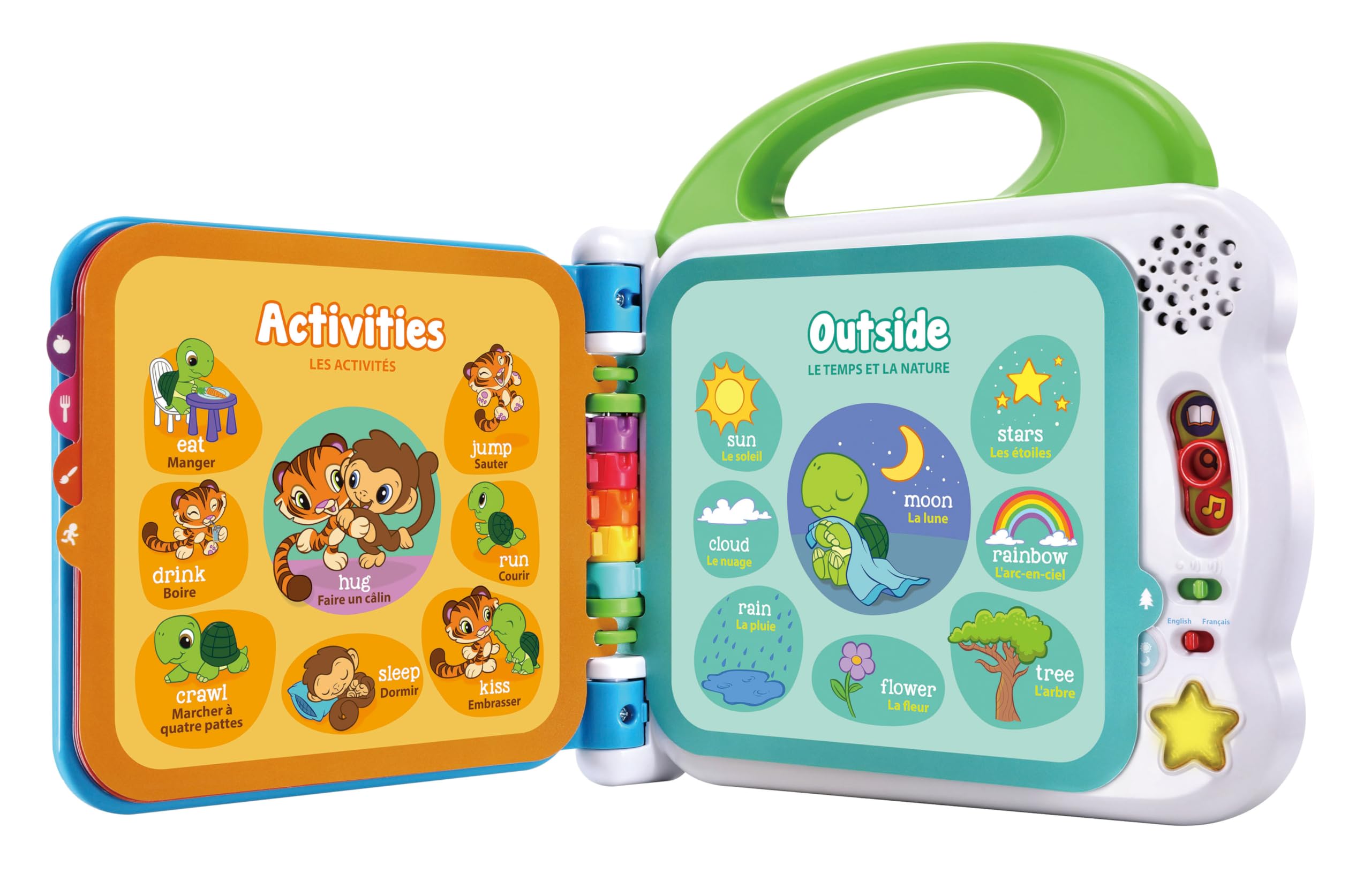 LeapFrog Learning Friends 100-Wörter-Buch – Interaktives zweisprachiges Lernspielzeug für Kleinkinder ab 12 Monaten