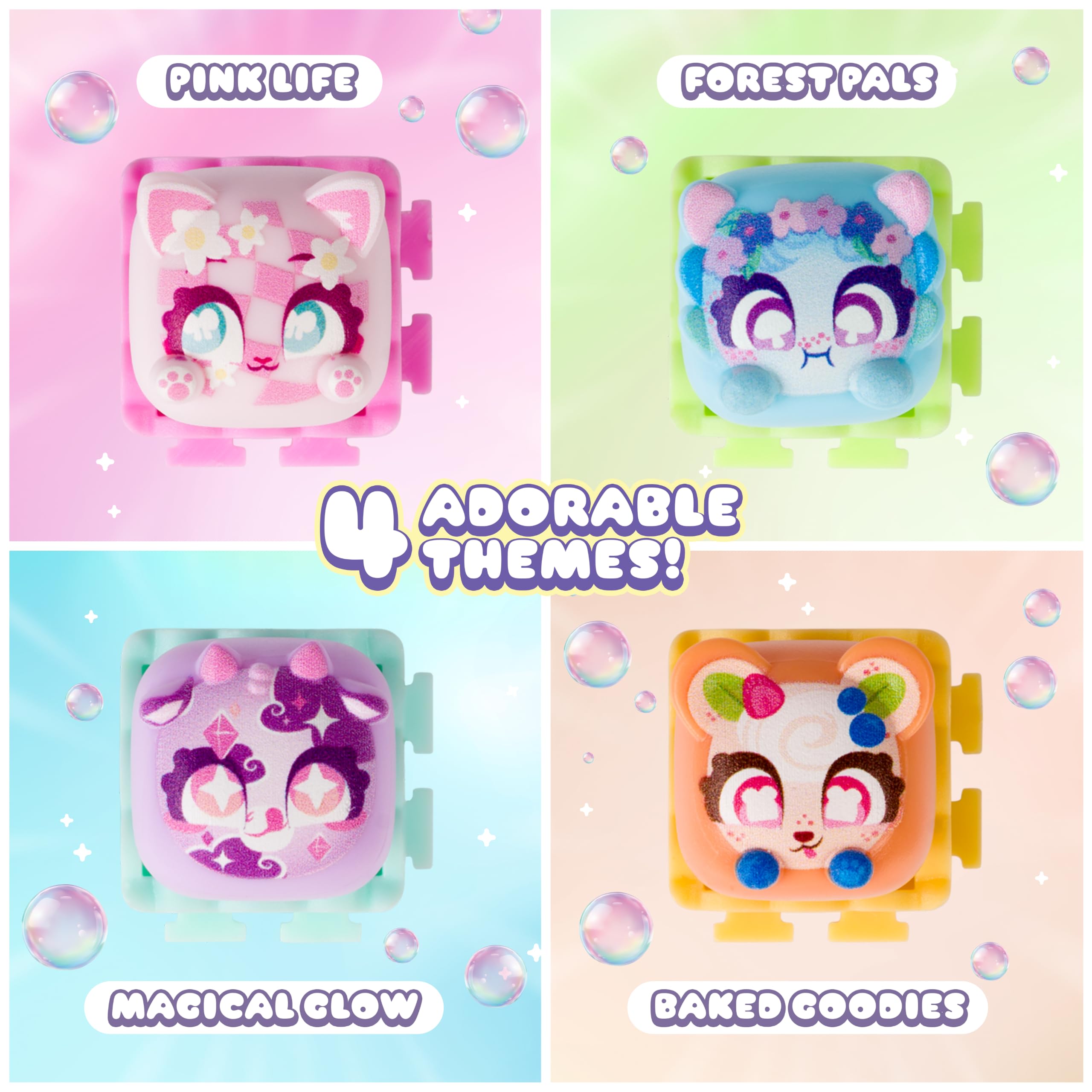 Clickeez Twin Pack - Series 3 (Bubble Pops) | Includes 2 Clickable Keyboard Fidget Toys, Keychain, Collector's Guide 2