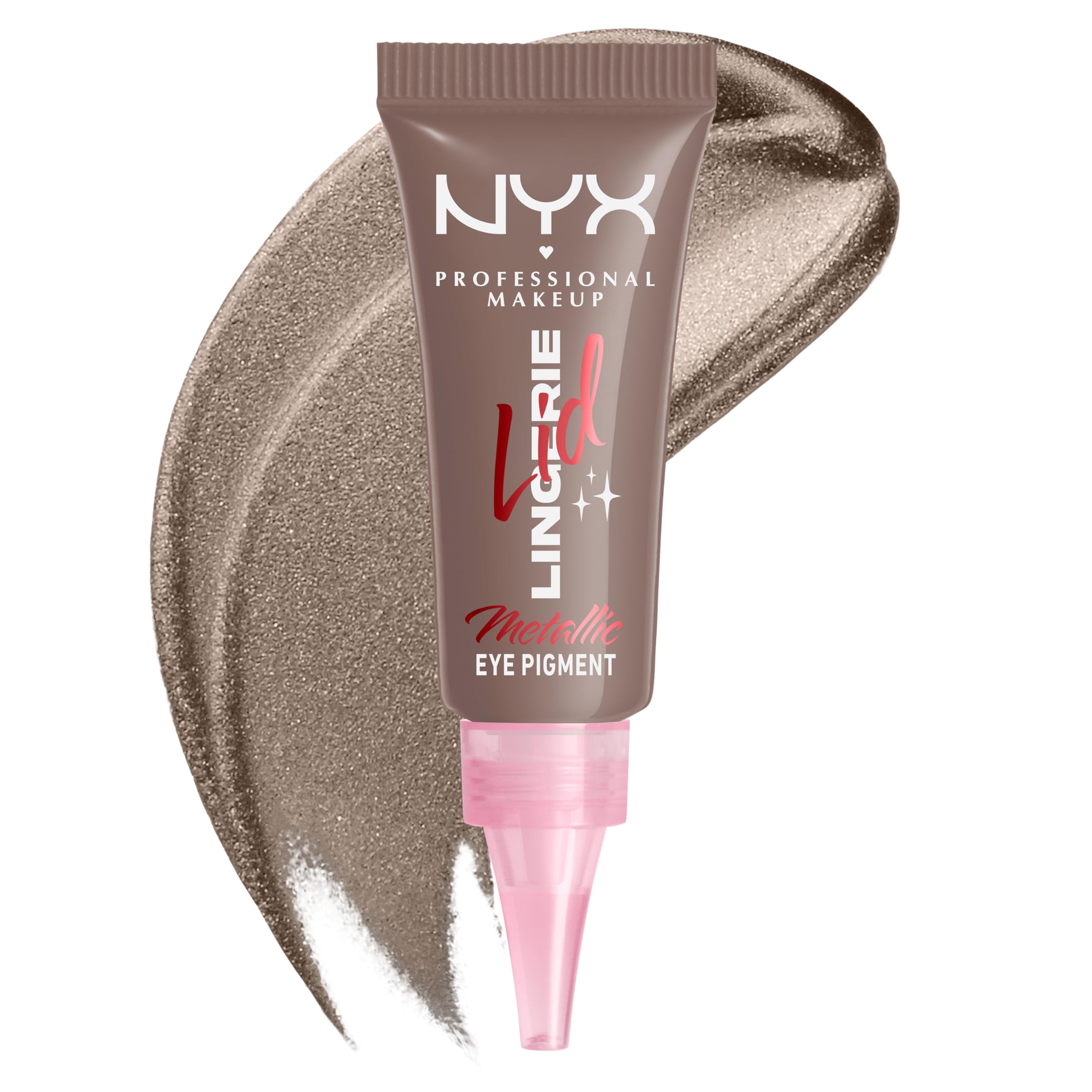 NYX PROFESSIONAL MAKEUP Lid Lingerie Cream Eye Pigment Eyeshadow - Granite Grind | Up to 24H Wear