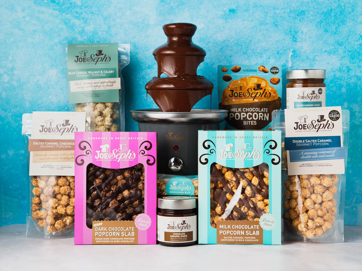 Joe & Seph's Salted Caramel Popcorn (80g) - Gourmet Air-Popped, Handmade in UK, 2 Gold Stars Great Taste Award Winner