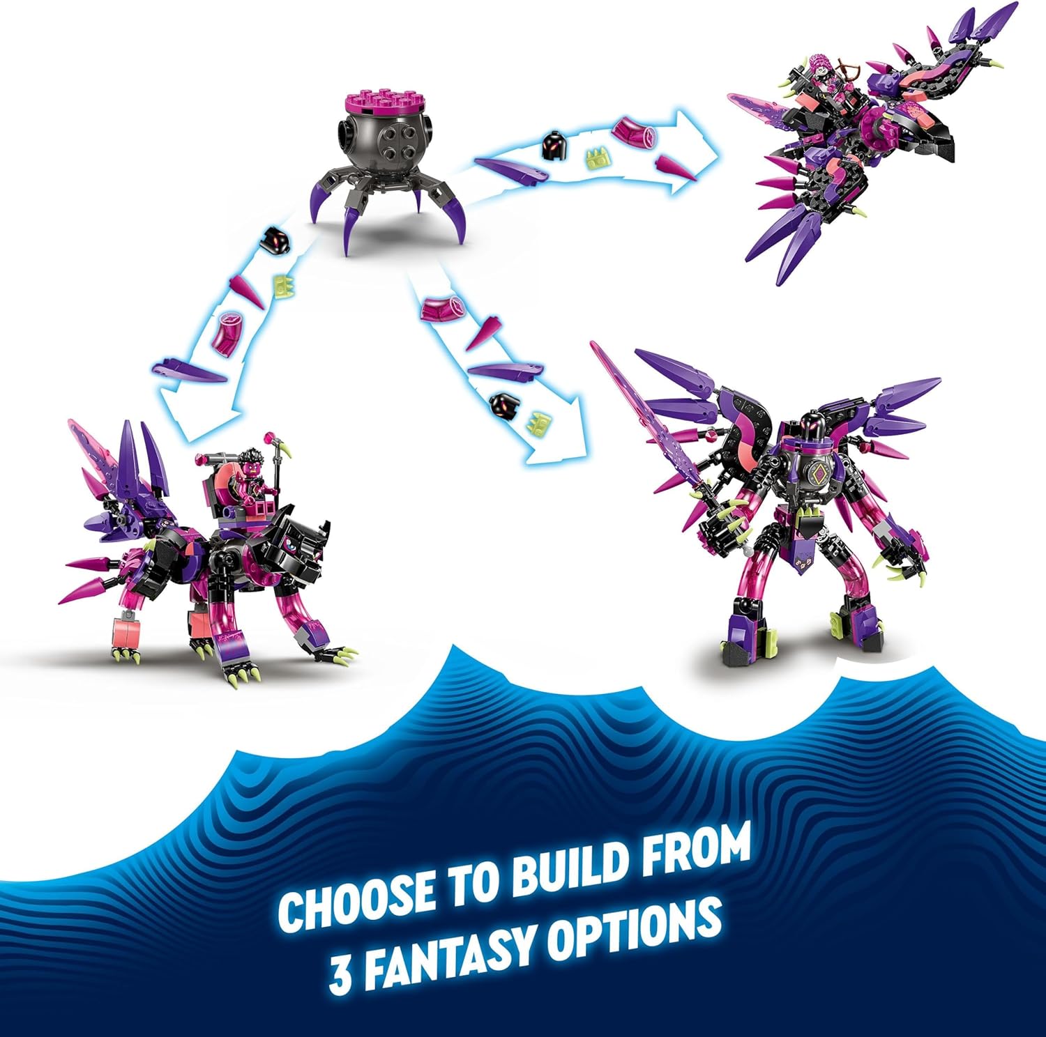 LEGO DREAMZzz The Never Witch’s Nightmare Creatures Set - Building Playset for Ages 9+ 5