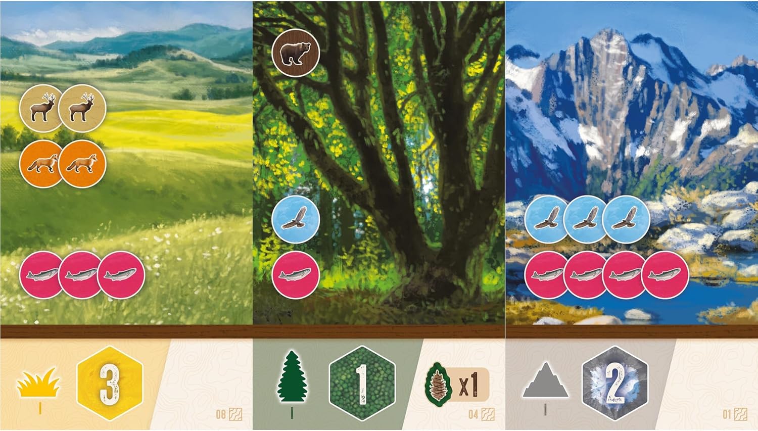 AEG Cascadia: Rolling Rivers Roll & Write Dice Game 8