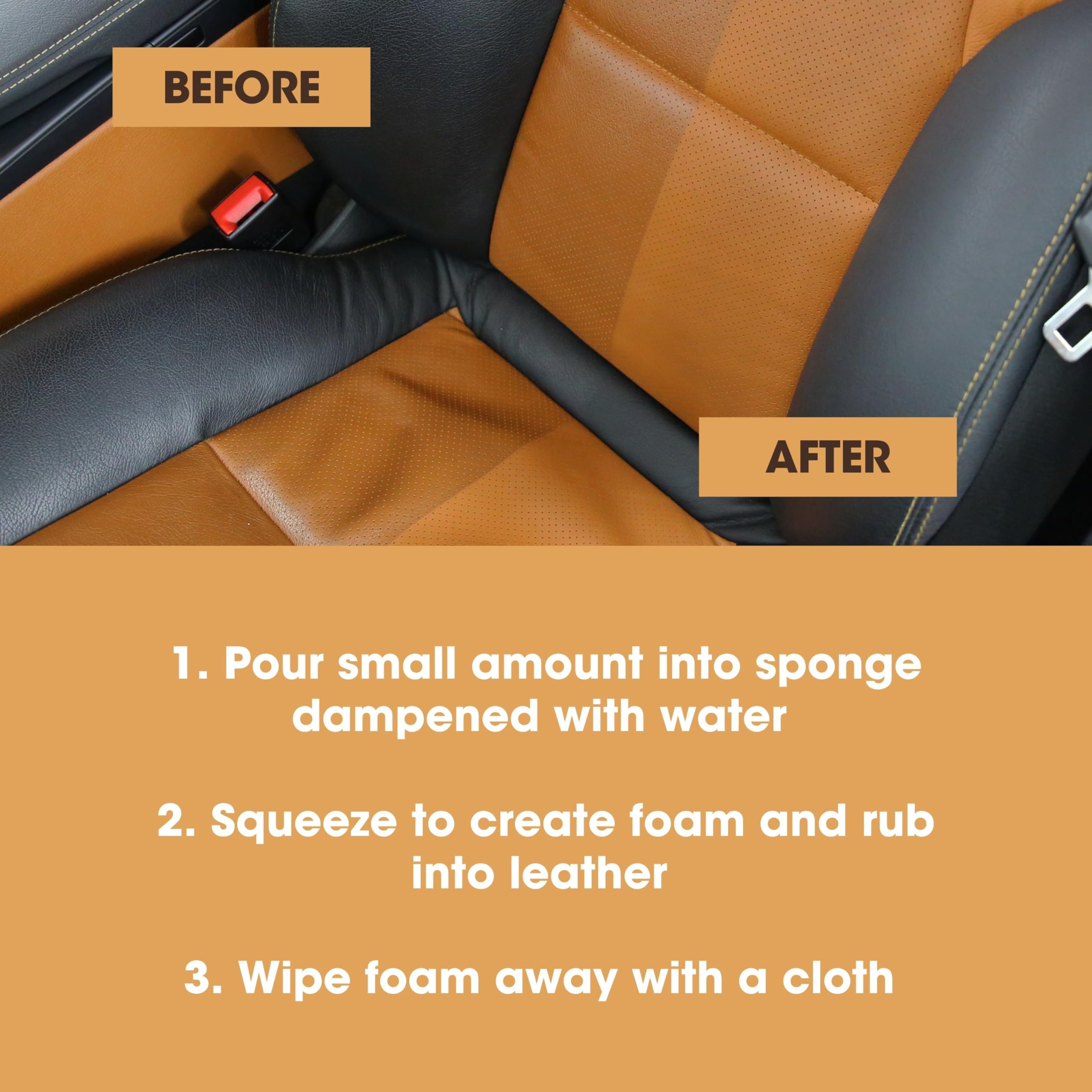 Furniture Clinic Leather Ultra Clean - Award-Winning Deep Cleaning for All Leather Types | 250ml 5