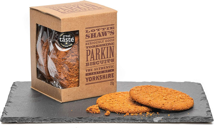 Lottie Shaw's Yorkshire Parkin Biscuit Box, 275g - Great Taste Award Winner