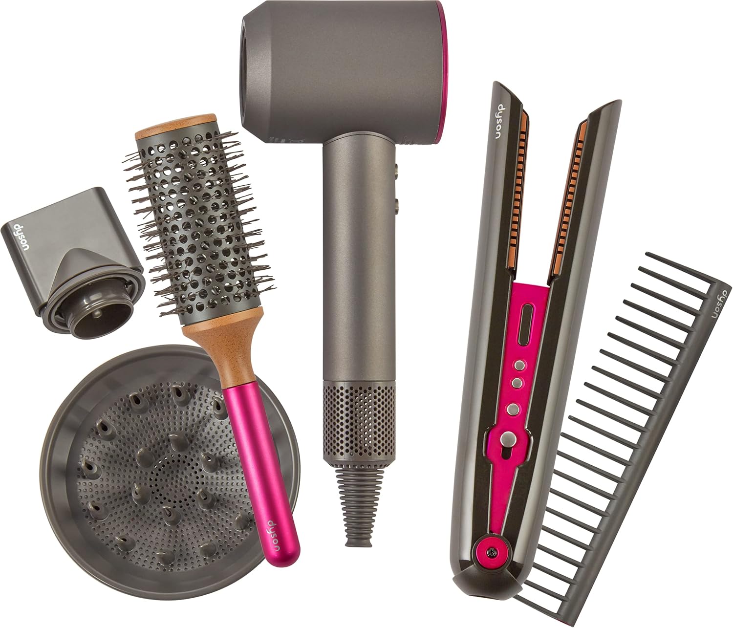 Casdon Dyson Supersonic & Corrale Deluxe Styling Set - Realistic Lights, Sounds & Cool Air Blow for Ages 3+ 13