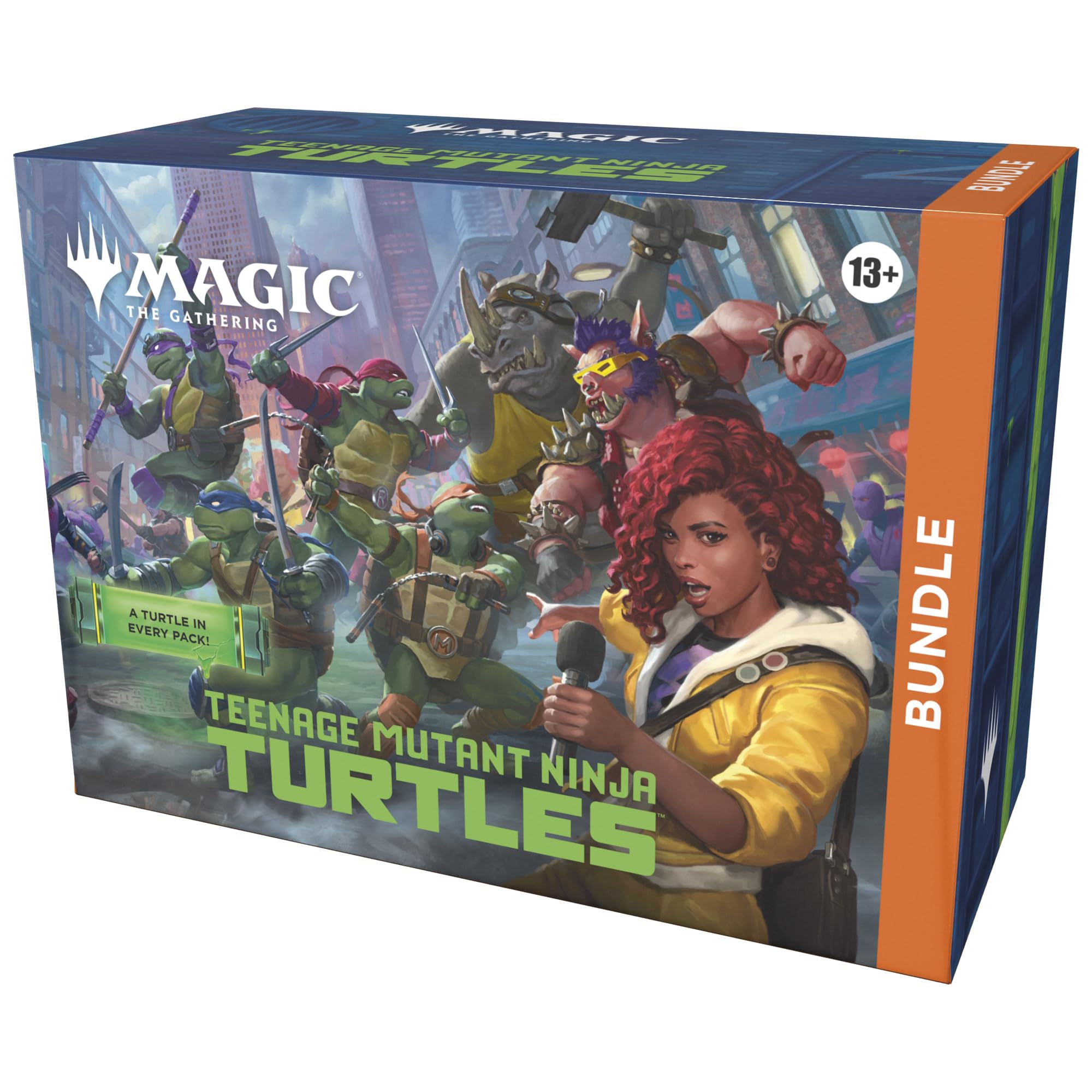 Magic: The Gathering Teenage Mutant Ninja Turtles Bundle | 9 Play Boosters | Multicolor