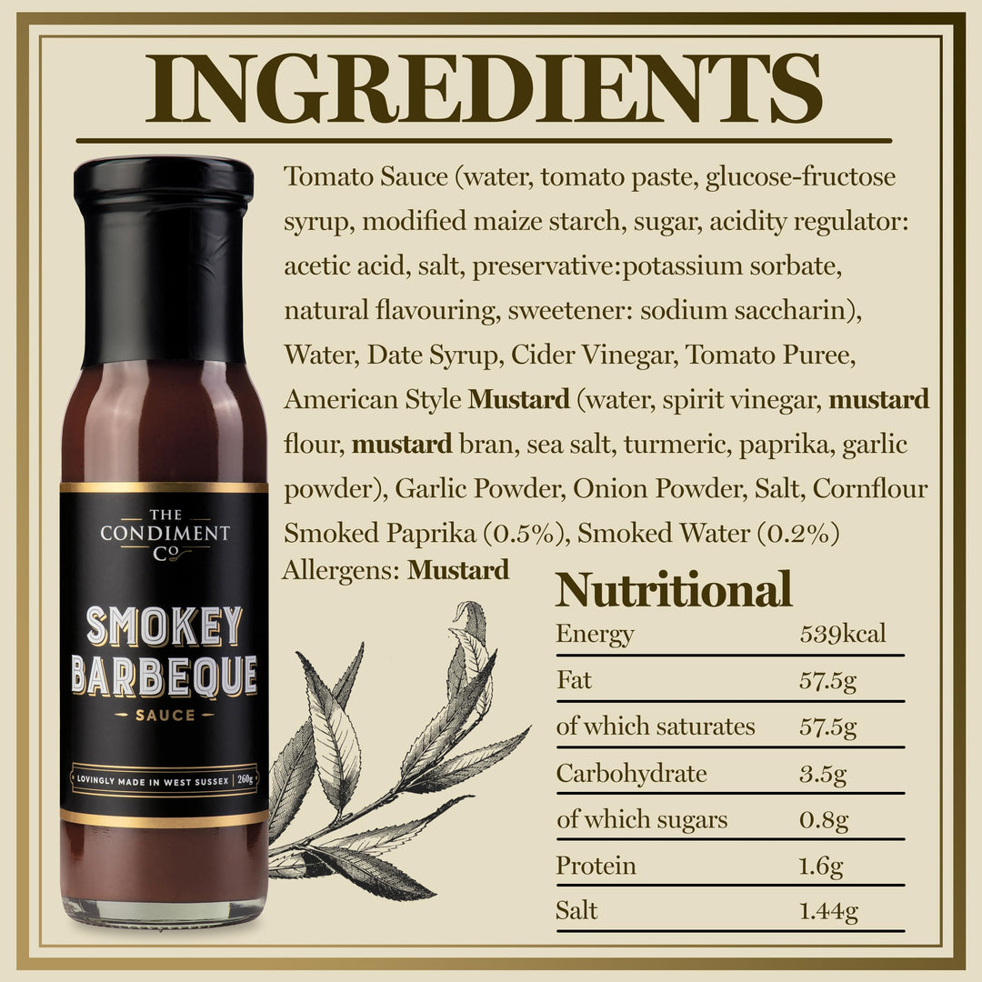 The Condiment Company - Smokey Barbecue Sauce 260g