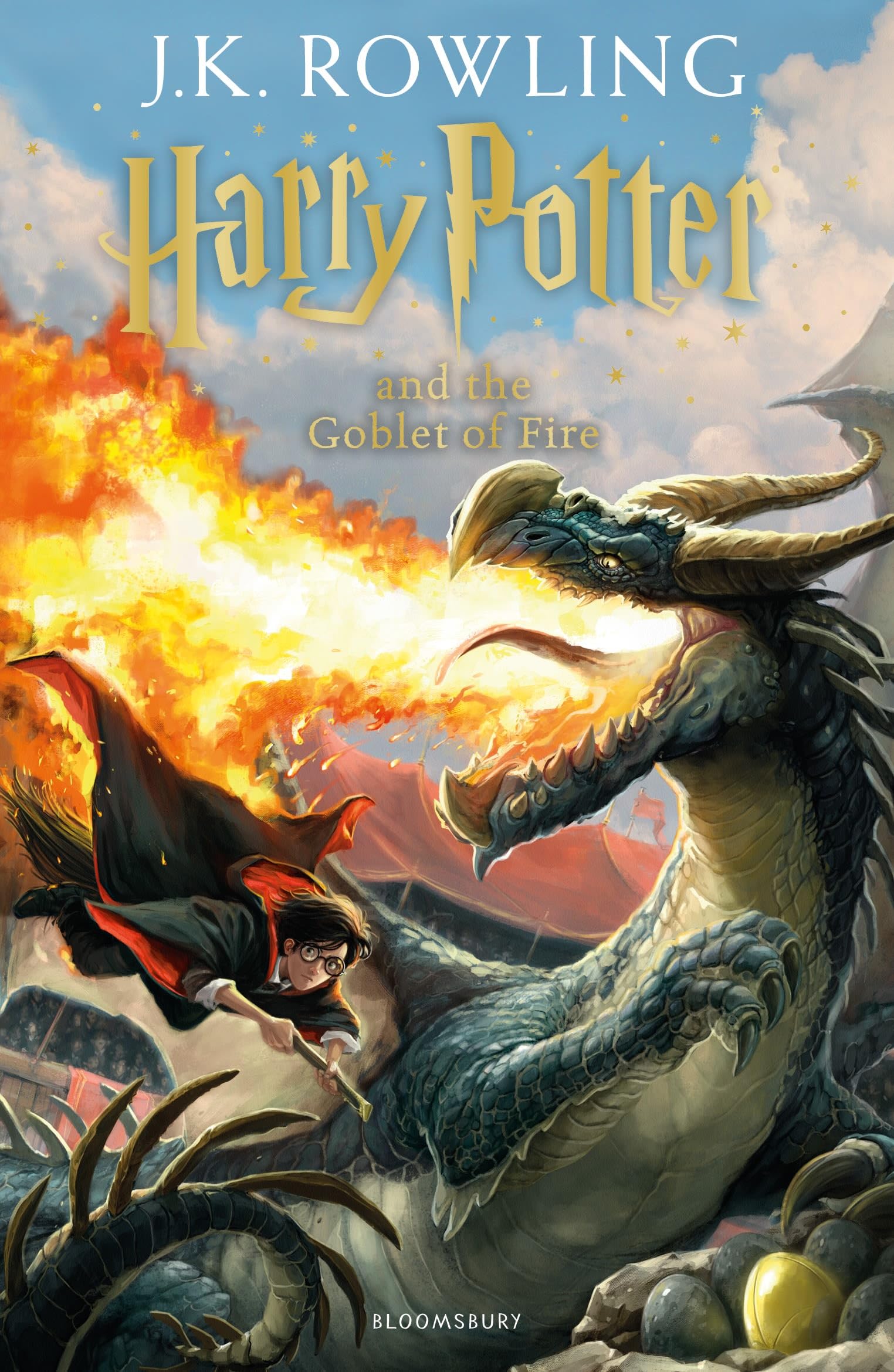 Bloomsbury Harry Potter and the Goblet of Fire Paperback by J.K. Rowling | Chapter Book