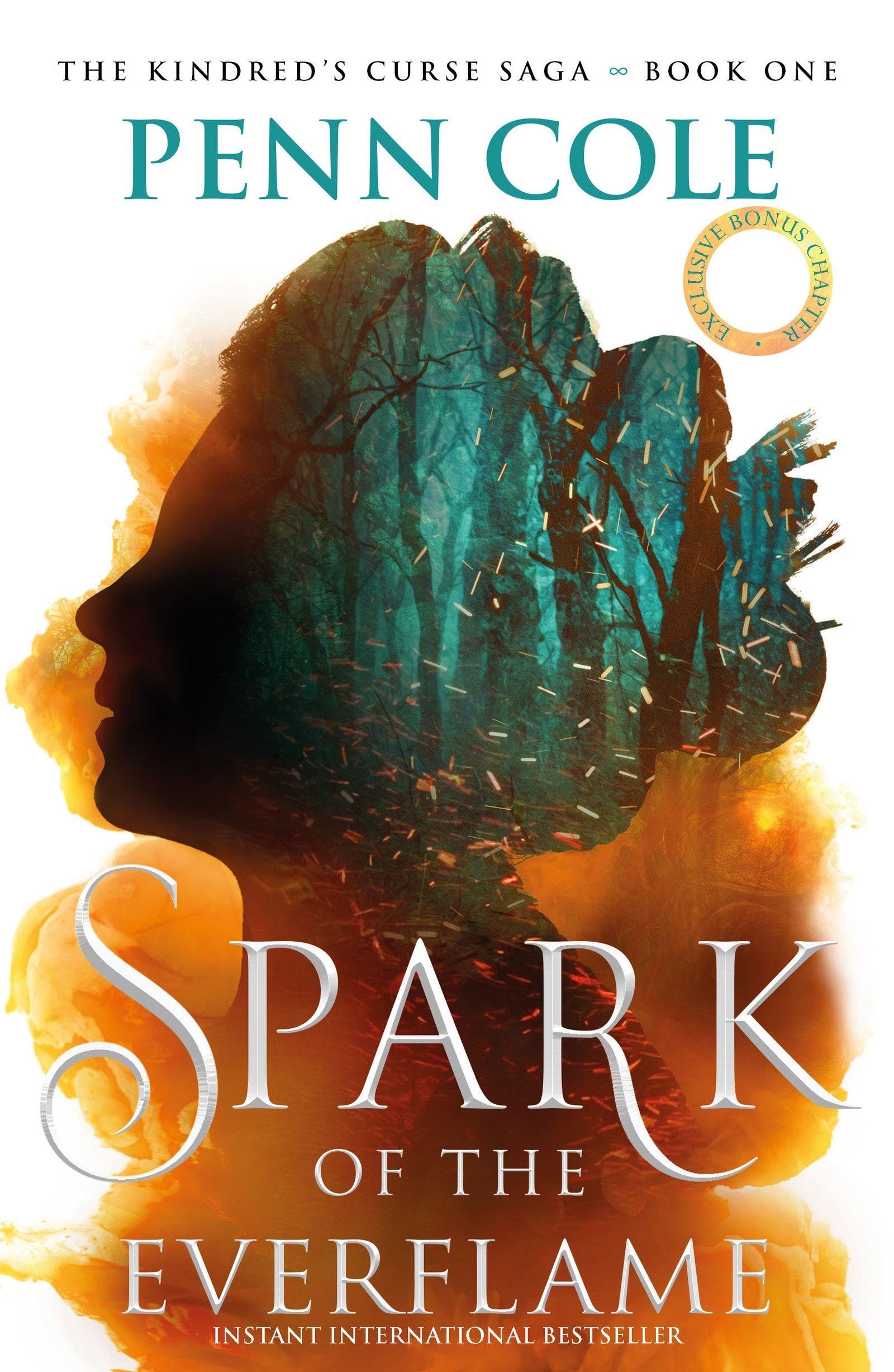 Spark of the Everflame: The Kindred's Curse Saga Book 1 by Penn Cole | Fantasy Romance 1