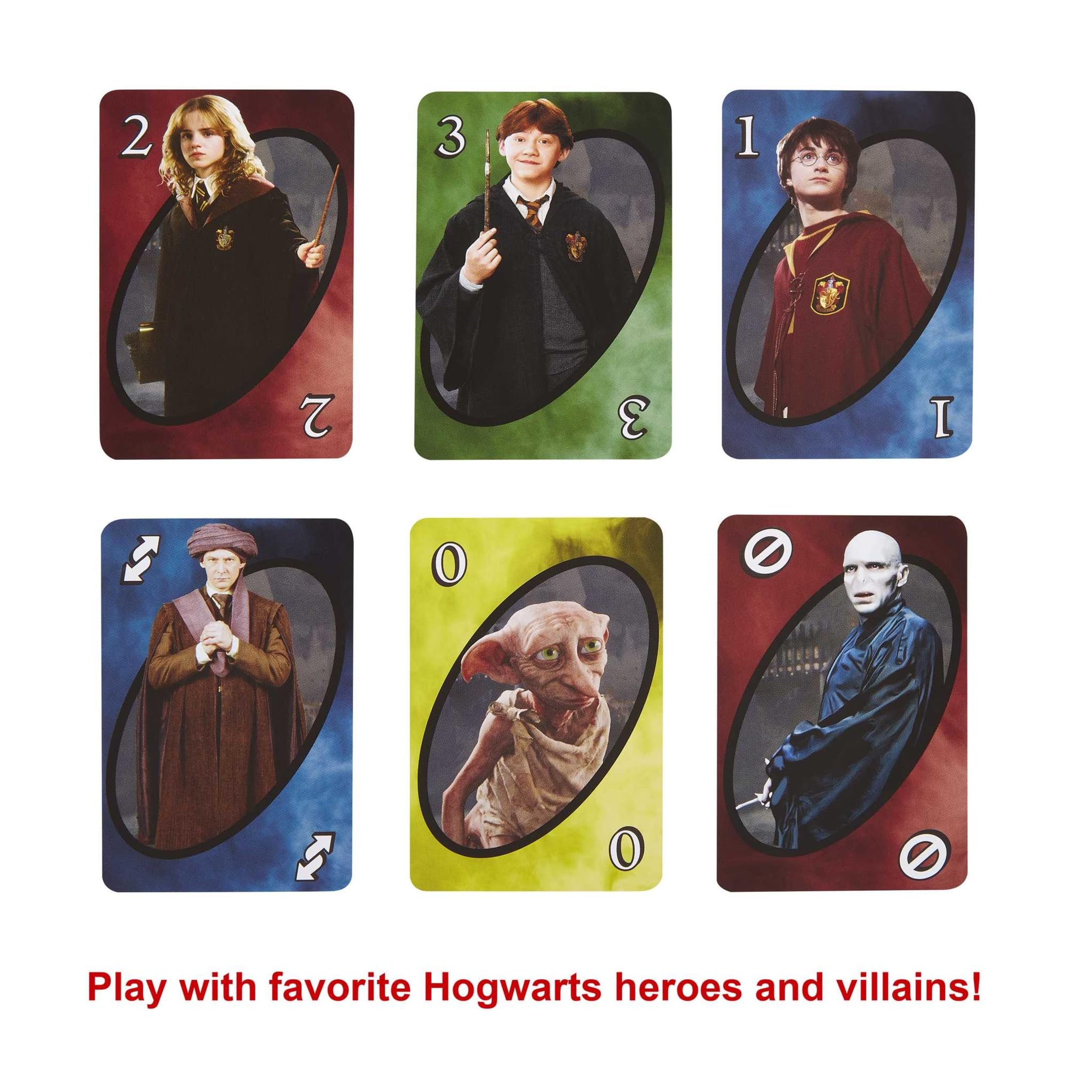 Mattel Games UNO Harry Potter Card Game - 112 Cards | 2-10 Players | Ages 7+ | FNC42 4