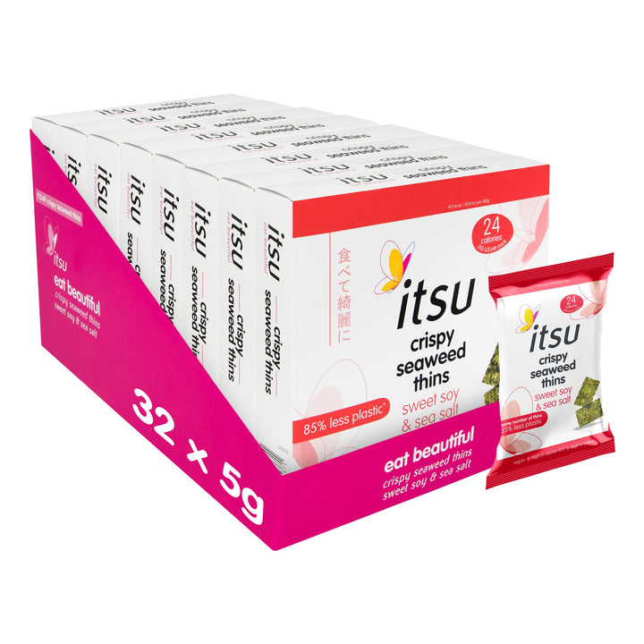 Itsu - Sweet Soy & Sea Salt Crispy Seaweed Thins 32-Pack