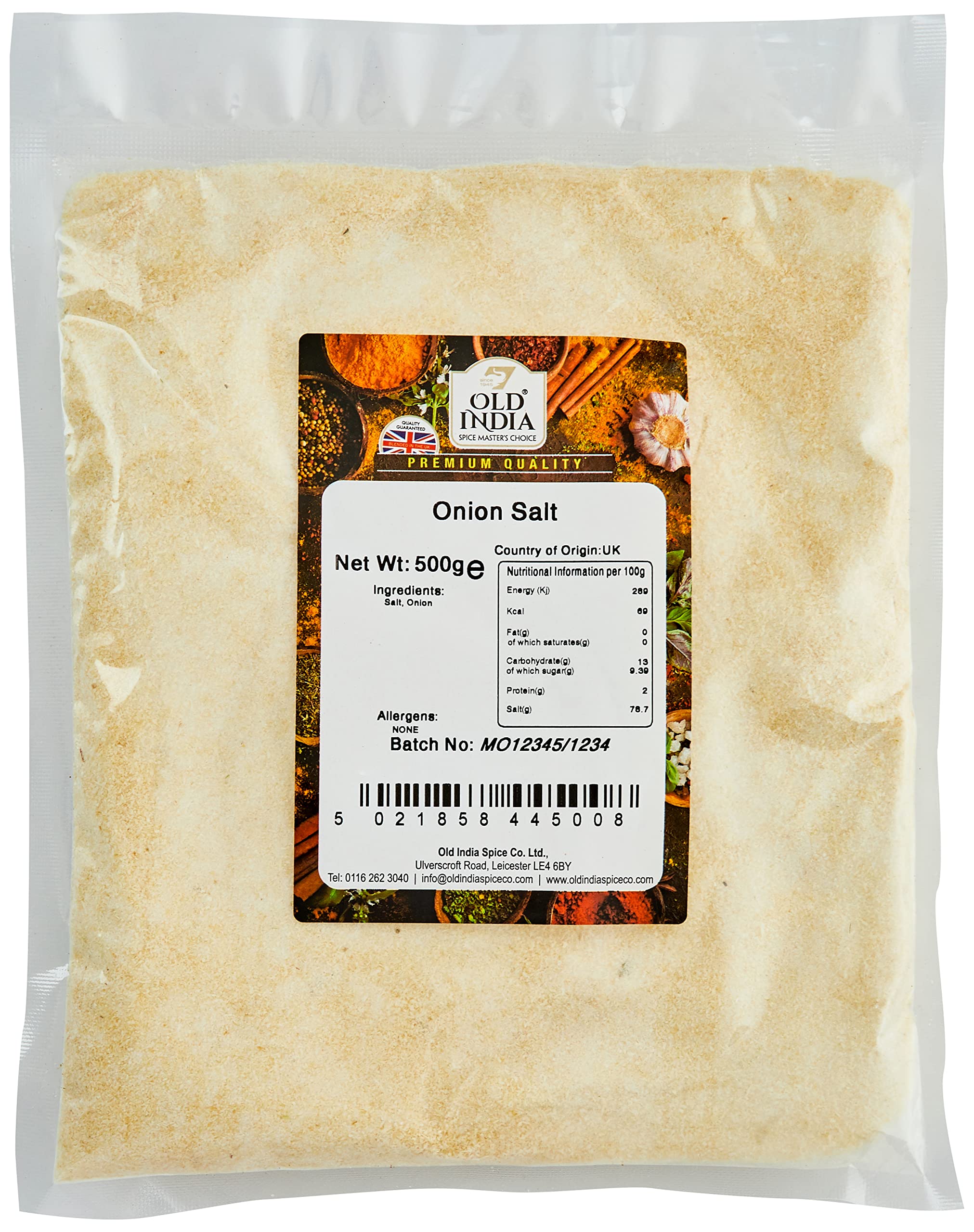 Old India Onion Salt 500g 1