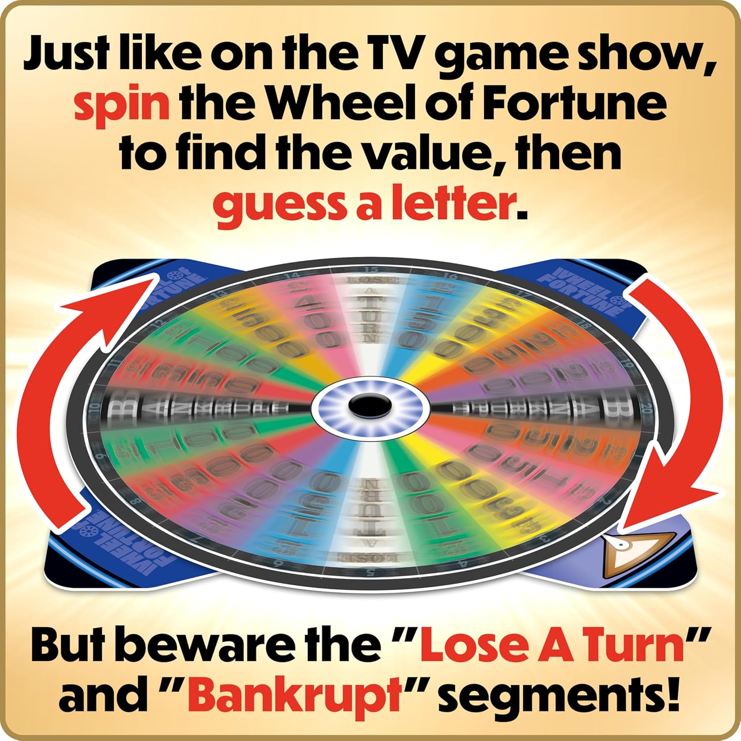 Big Sky Games Wheel of Fortune Family Board Game 4