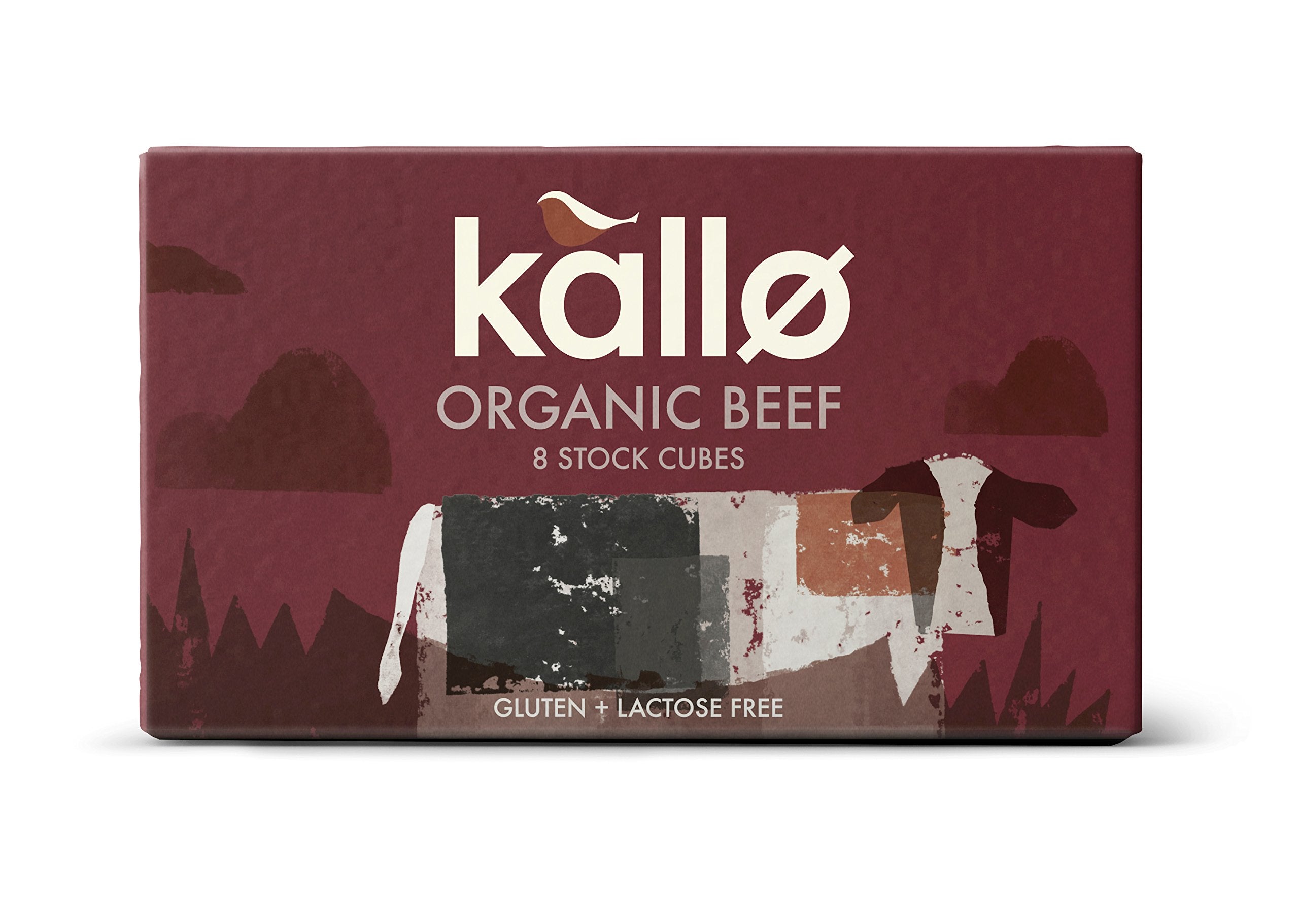 Kallo Organic Beef Stock Cubes 88g - Gluten & Lactose Free, No Added MSG 2