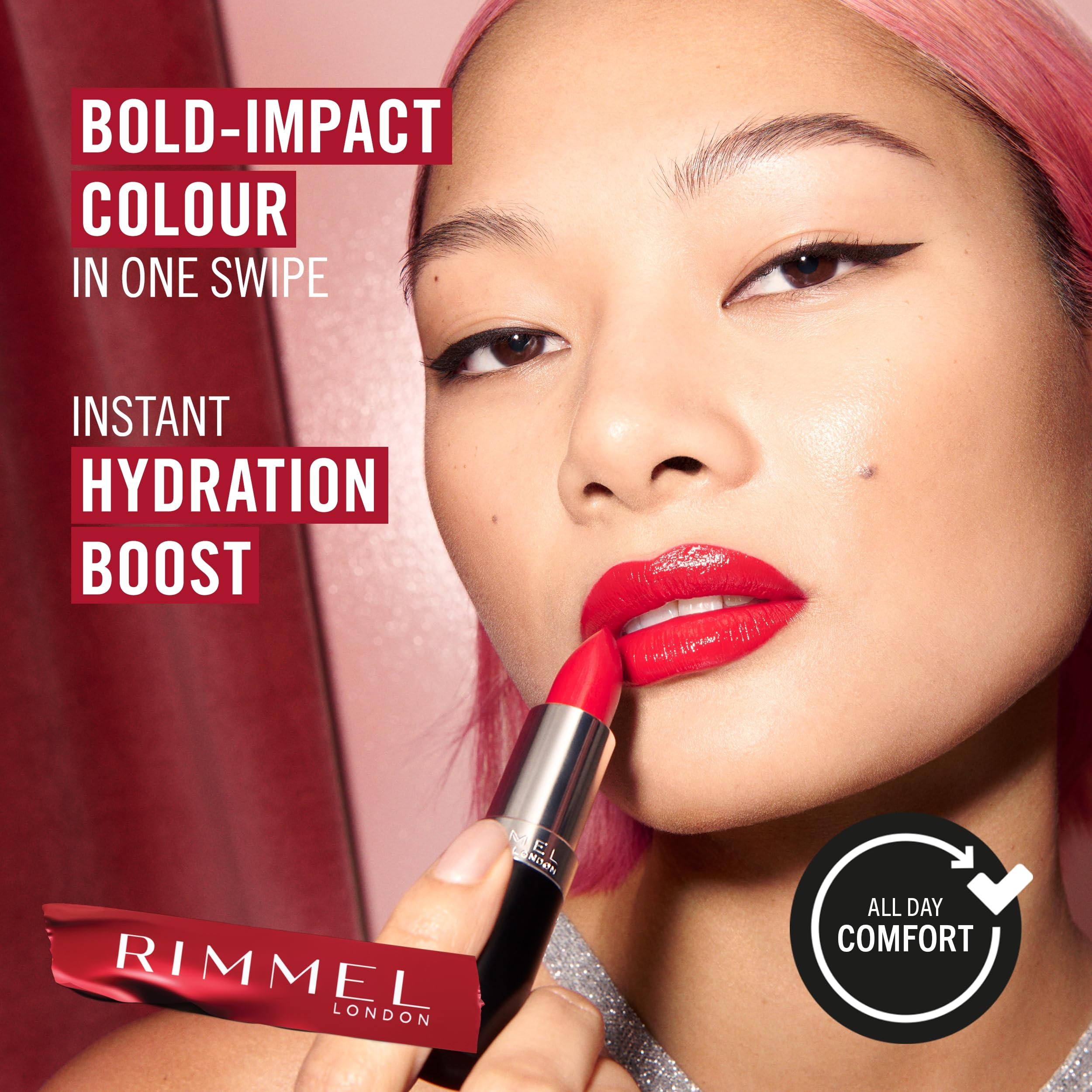 Rimmel - Lasting Finish Lipstick 170 Alarm (4g) 4