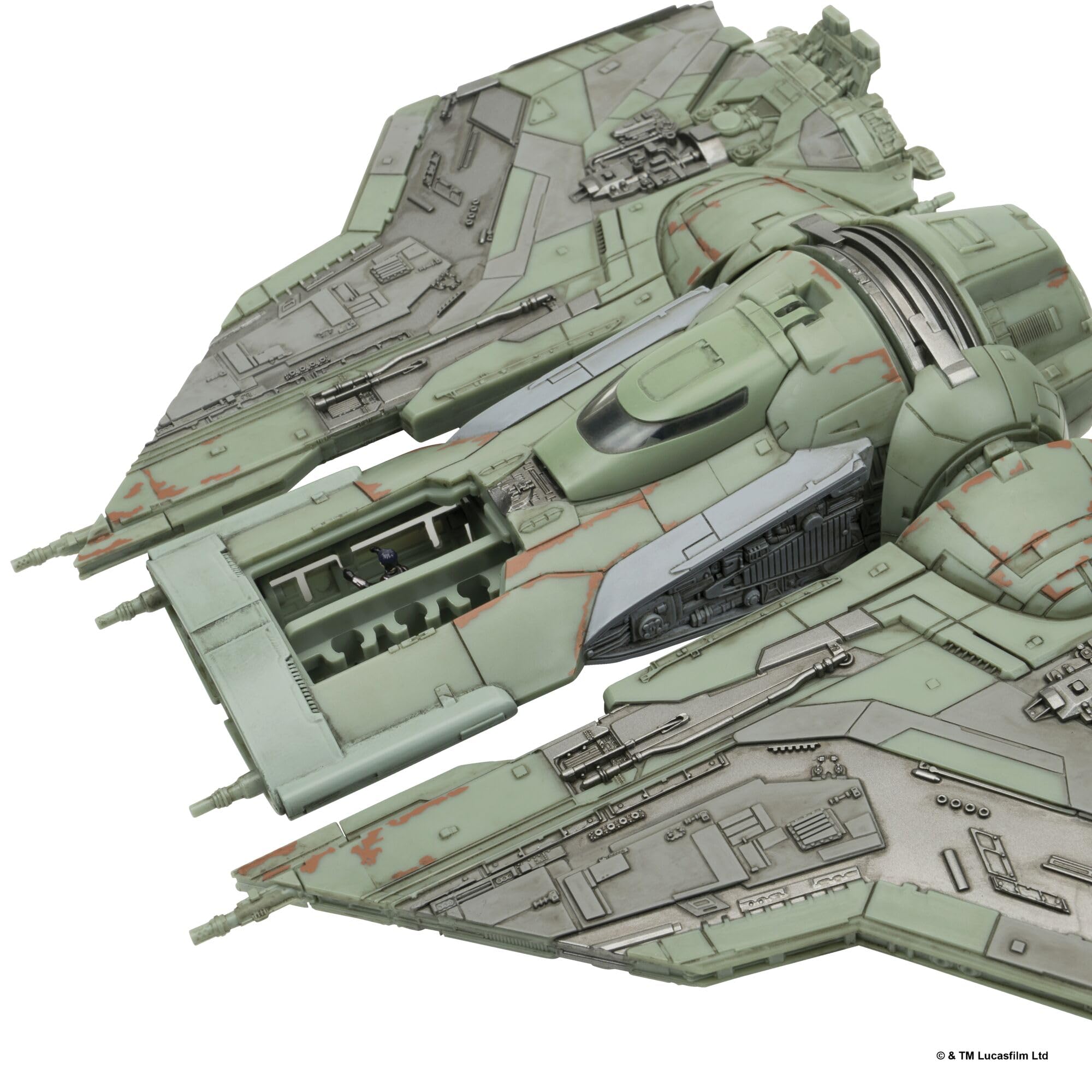 Jazwares Star Wars Micro Galaxy Squadron The Hex - 9-Inch Vehicle with 2 Micro Figures 4