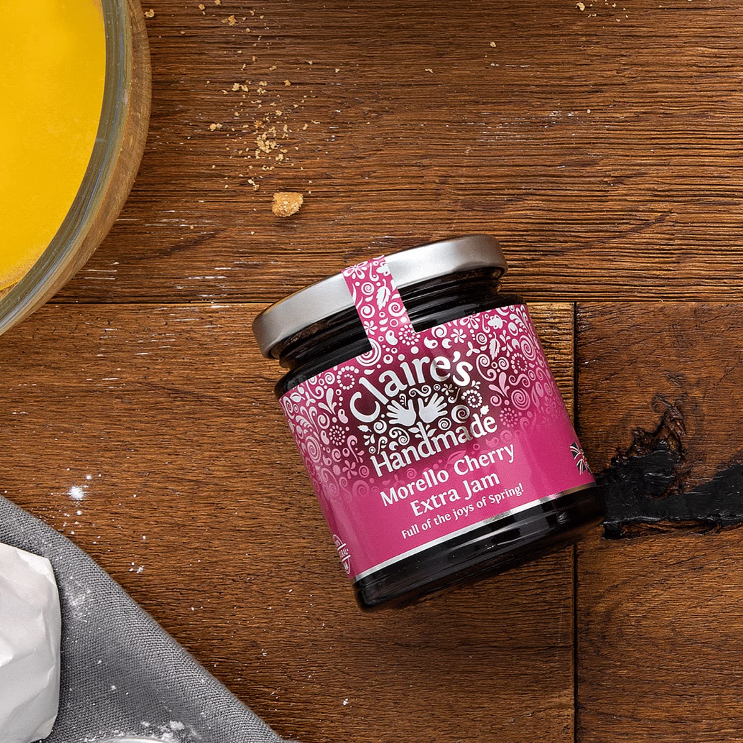 Claire's Handmade Morello Cherry Extra Jam - Award-Winning Fruit Preserve 5