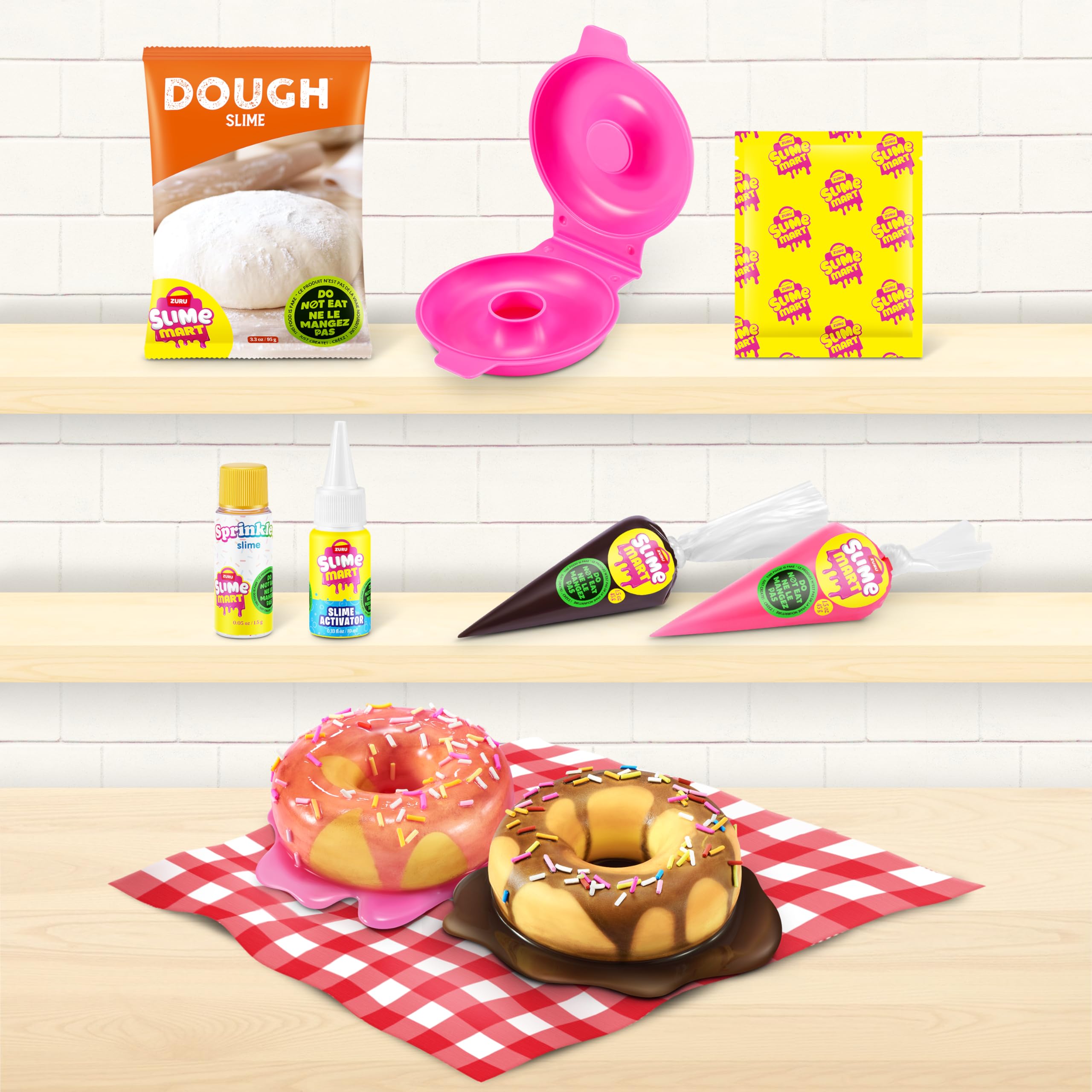 Slime Mart Small Bag by ZURU - Donut Slime Compound for Kids, Arts & Crafts Sensory Play 6